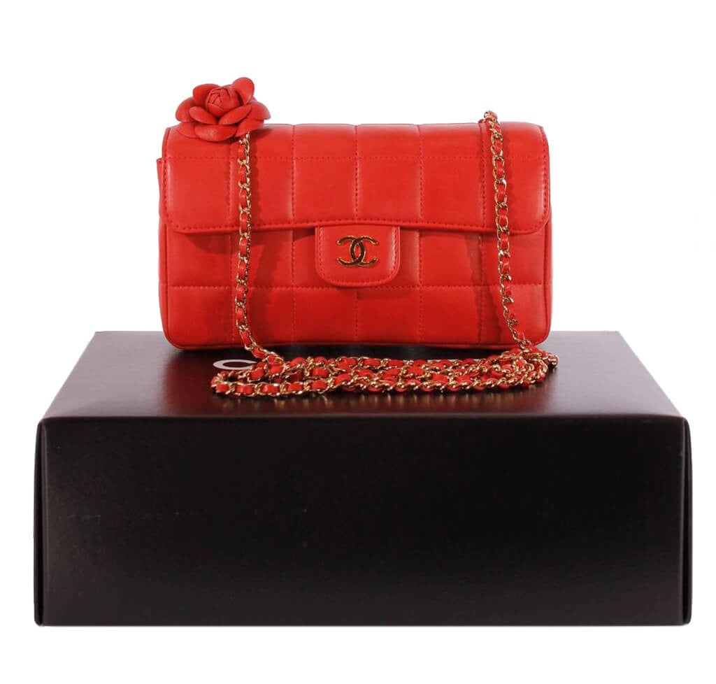 Chanel Mini Flap Camellia Bag Red、mySite、garminoutage.com
