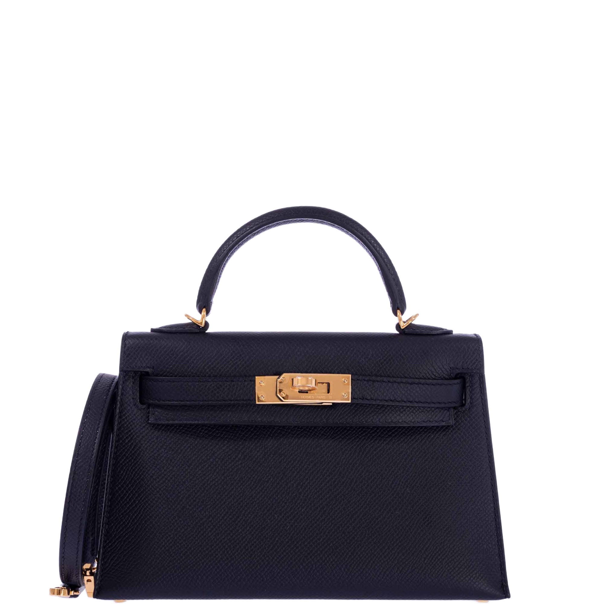 Hermès Kelly HSS Mini 20 Sellier Black Epsom with Rouge Casaque Interior Gold Hardware、mySite、garminoutage.com