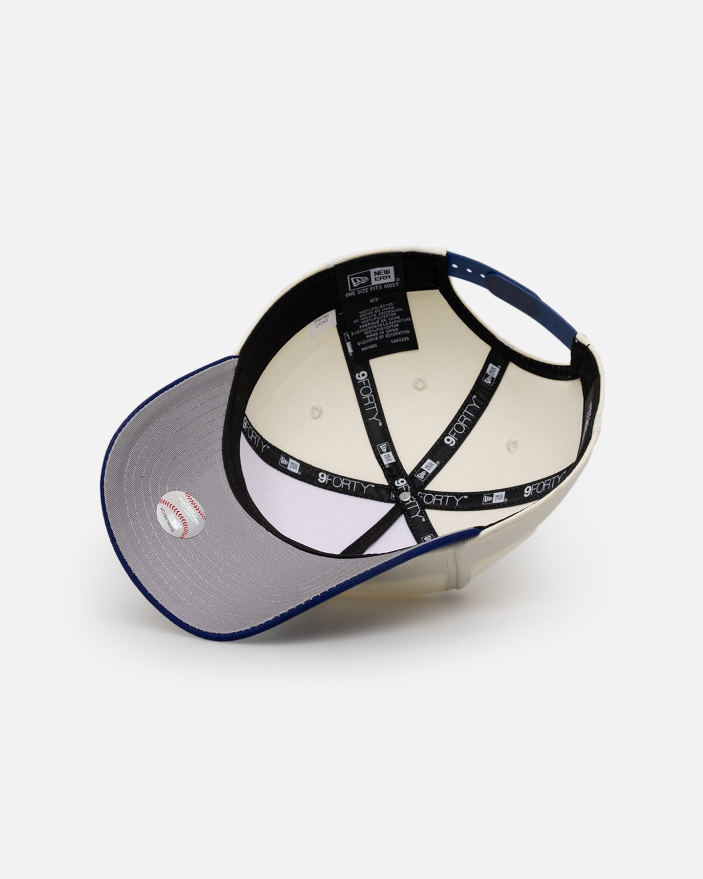 New Era Los Angeles Dodgers 'Upside Down LA Logo' 9FORTY A-Frame Snapback Chrome/Dark Royal、mySite、zt4zffjzw