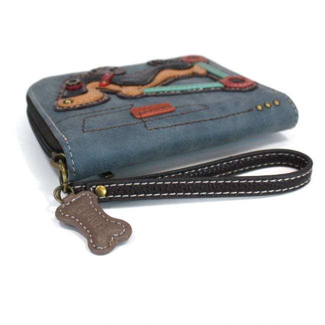 Chala Dog Zip Around Wallets-Carry your cards in dog gone good style!*、mySite、g9winljtr