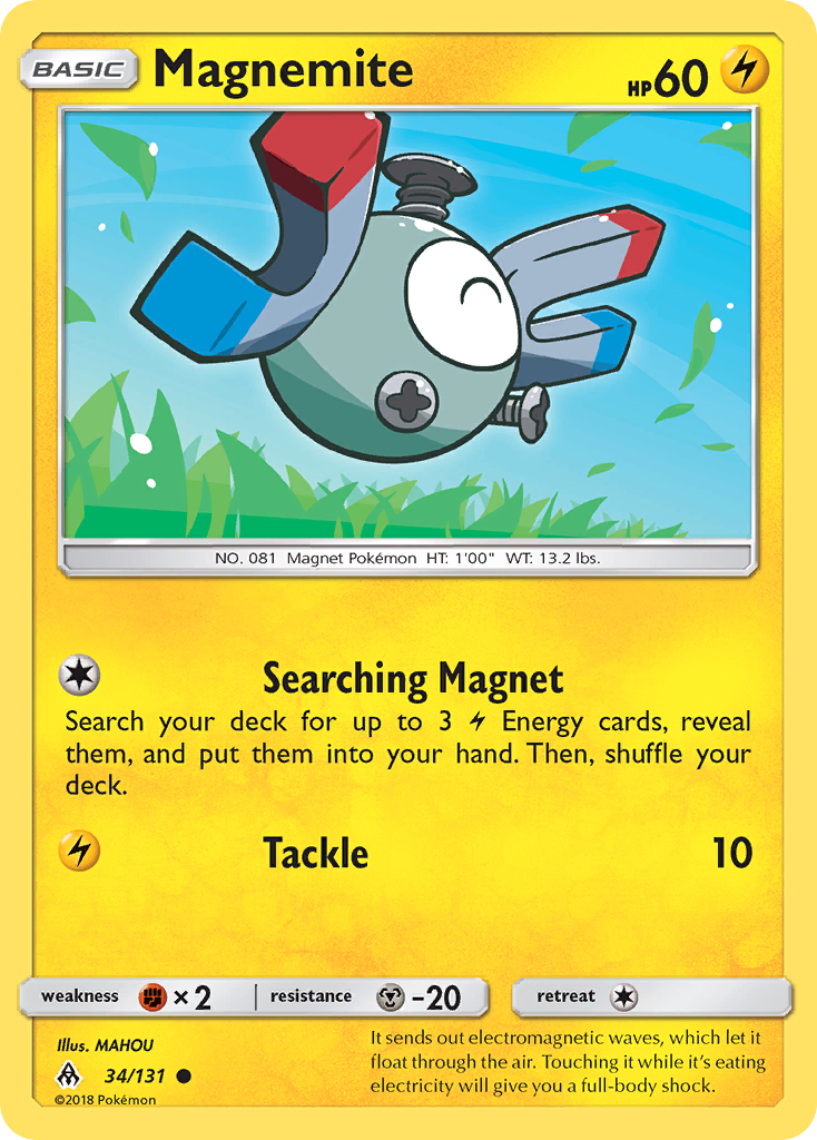 Magnemite (34/131) Sun & Moon: Forbidden Light、mySite、waistdrama