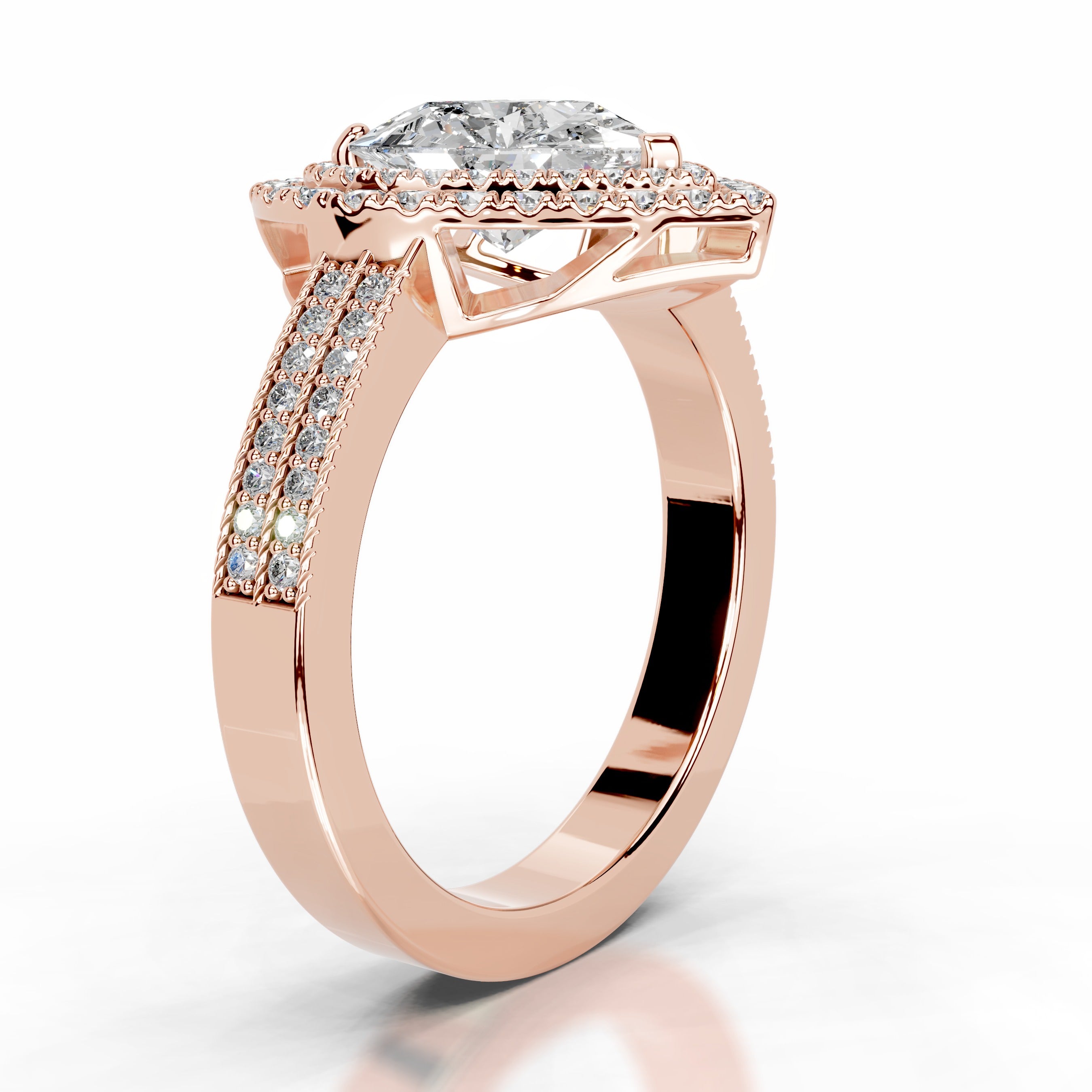 Orana Lab Grown Diamond Ring - 14K Rose Gold、mySite、hinf8tx79