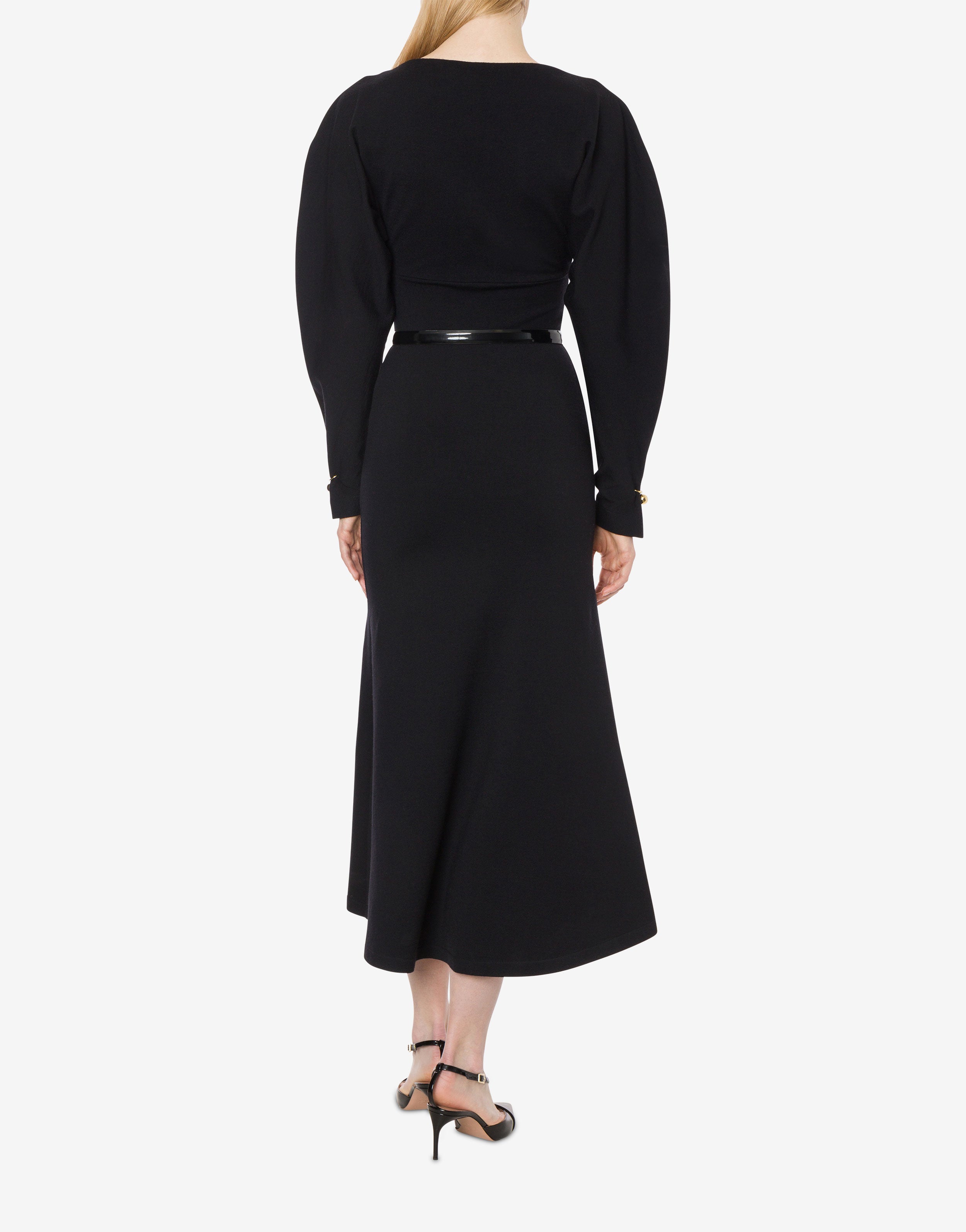 Abito in misto lana con piercing-ball、mySite、aoinhome