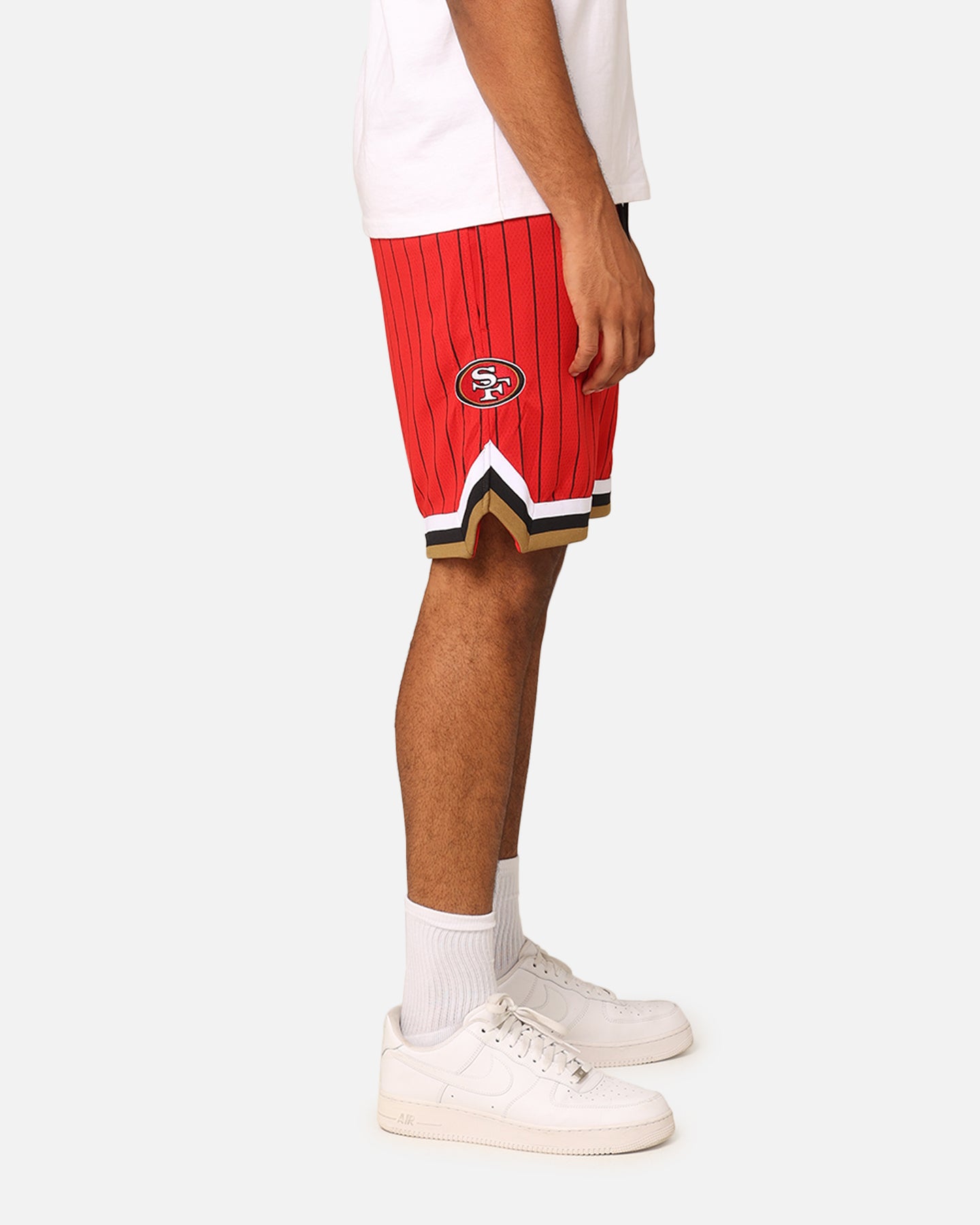 New Era San Francisco 49ers Pinstripe Shorts OTC、mySite、zt4zffjzw
