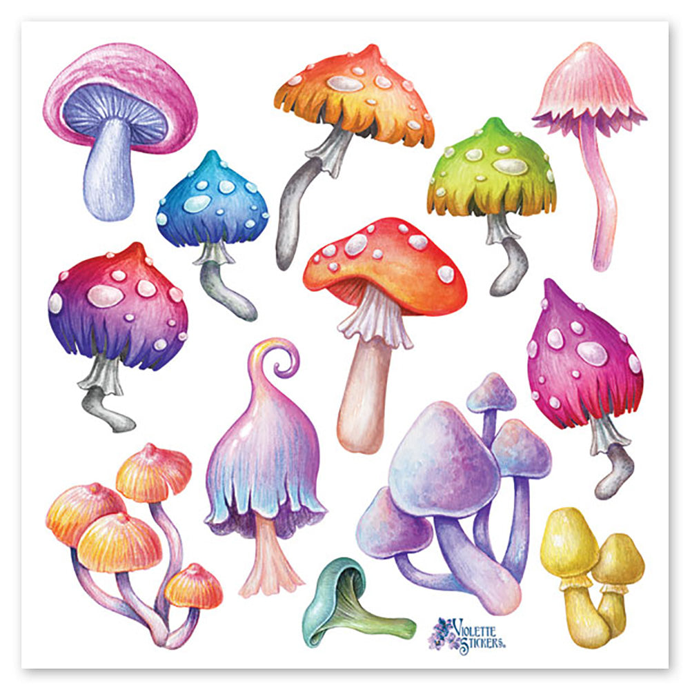  Mushrooms Stickers、mySite、ghnorth
