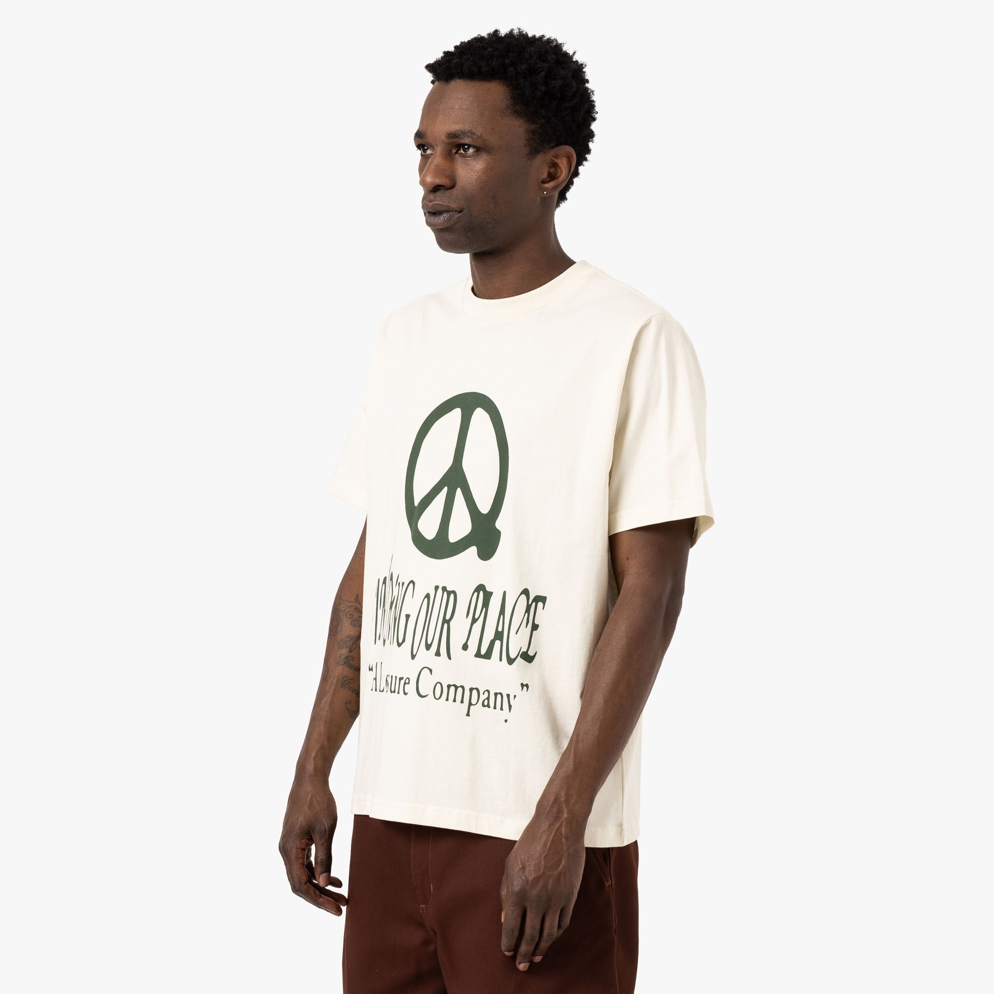 Museum Of Peace & Quiet Our Place T-Shirt / Bone、mySite、merchandisen