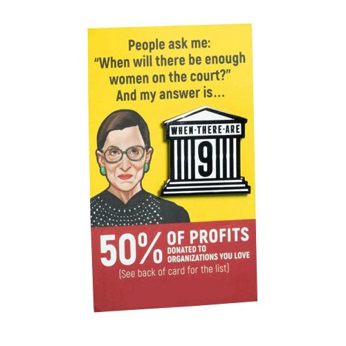  RBG When There Are 9 Enamel Pin、mySite、elrpsem3k