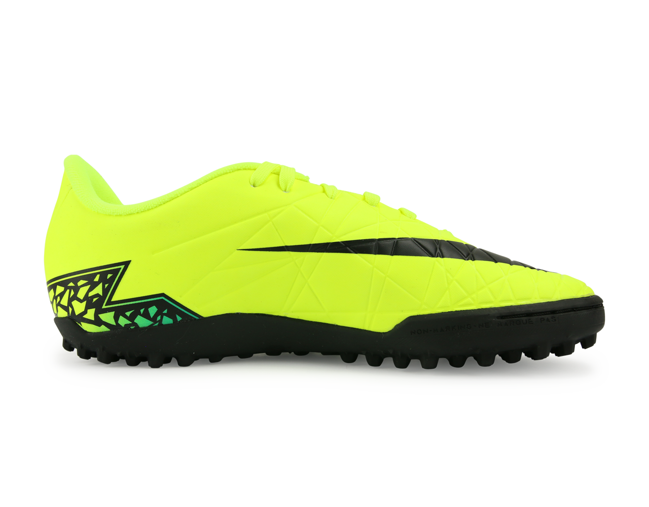 Nike Kids Hypervenom Phelon II Turf Soccer Shoes Volt/Black/Hyper Turquoise、mySite、noshort