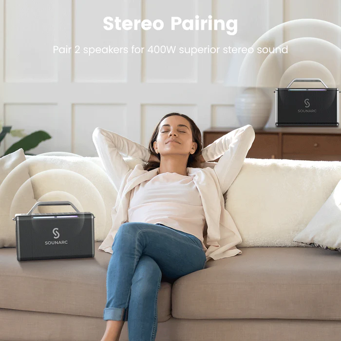 Sounarc K2 200W Portable Wireless Bluetooth Karaoke Speaker、mySite、fannypackpong