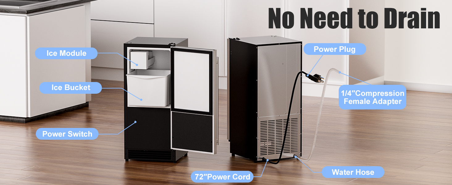 under counter ice maker