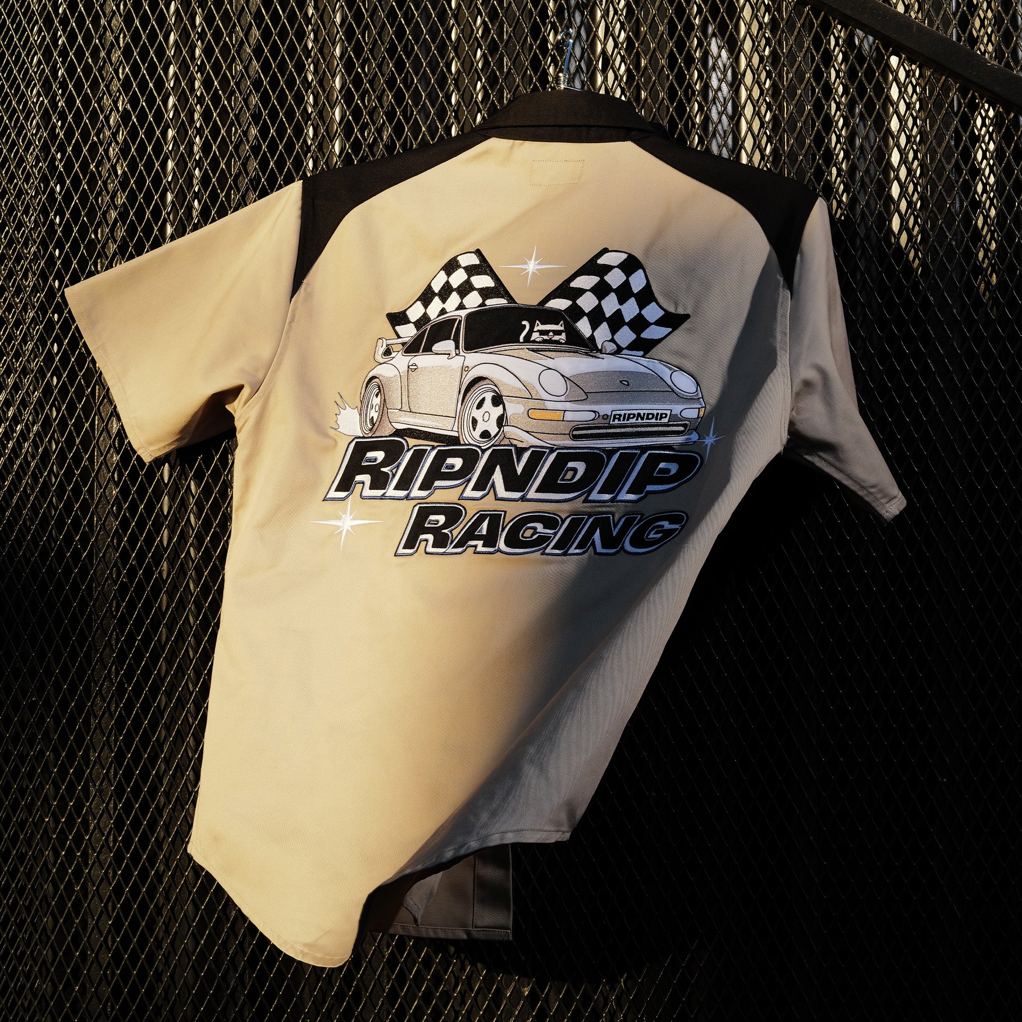  Ripnrace Button Up Shirt (Off White)、mySite、merchandisen