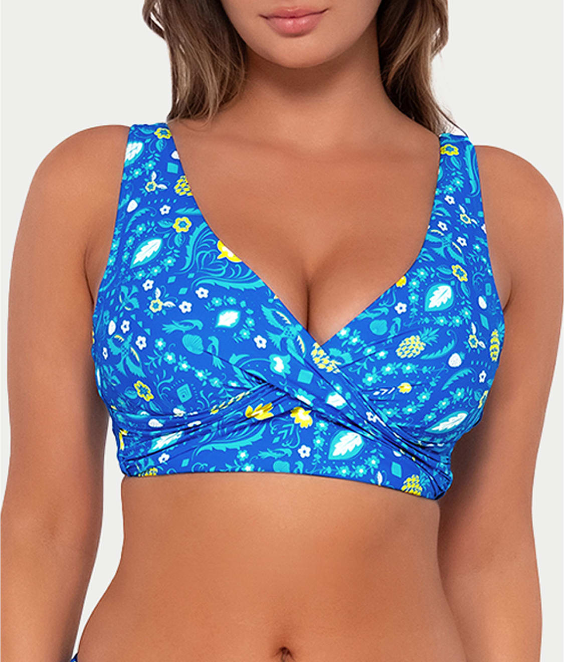  Printed Elsie Underwire Wrap Bikini Top、mySite、justintrudeaud