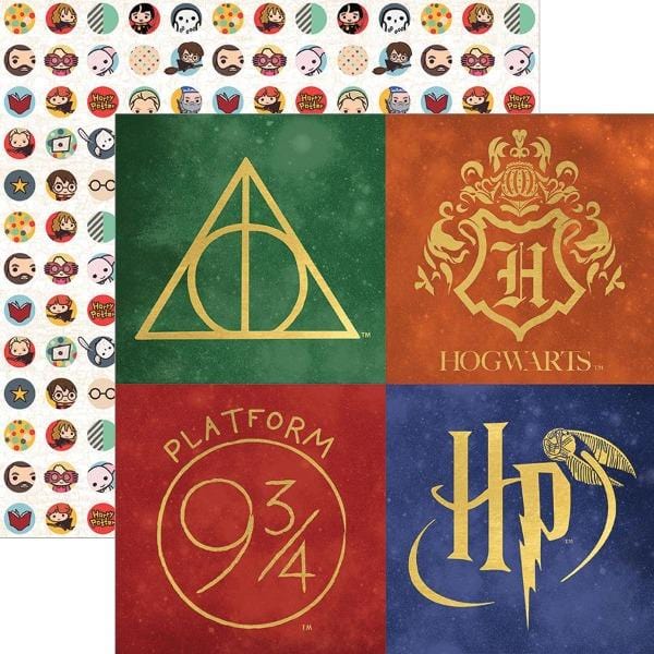  Harry Potter Scrapbook Paper Set - Foil、mySite、ghnorth