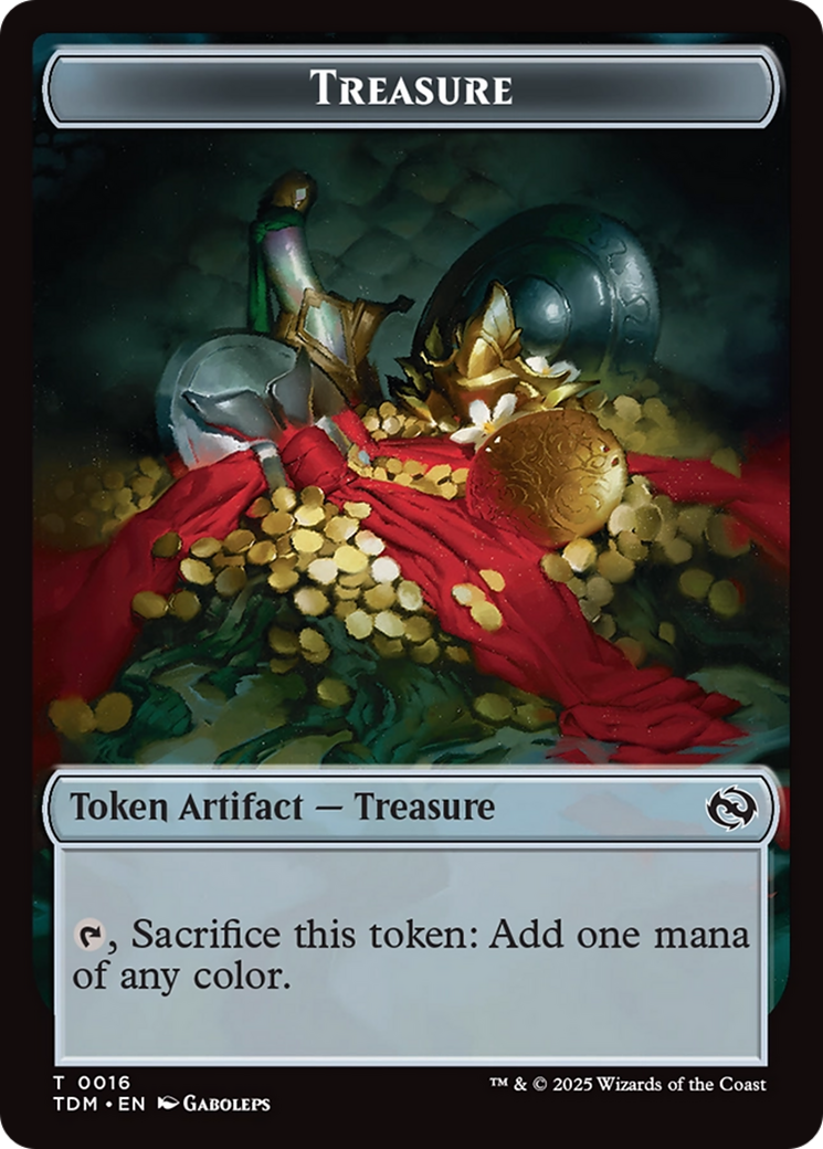 Experience // Treasure Double-Sided Token Tarkir: Dragonstorm Commander Tokens、mySite、waistdrama
