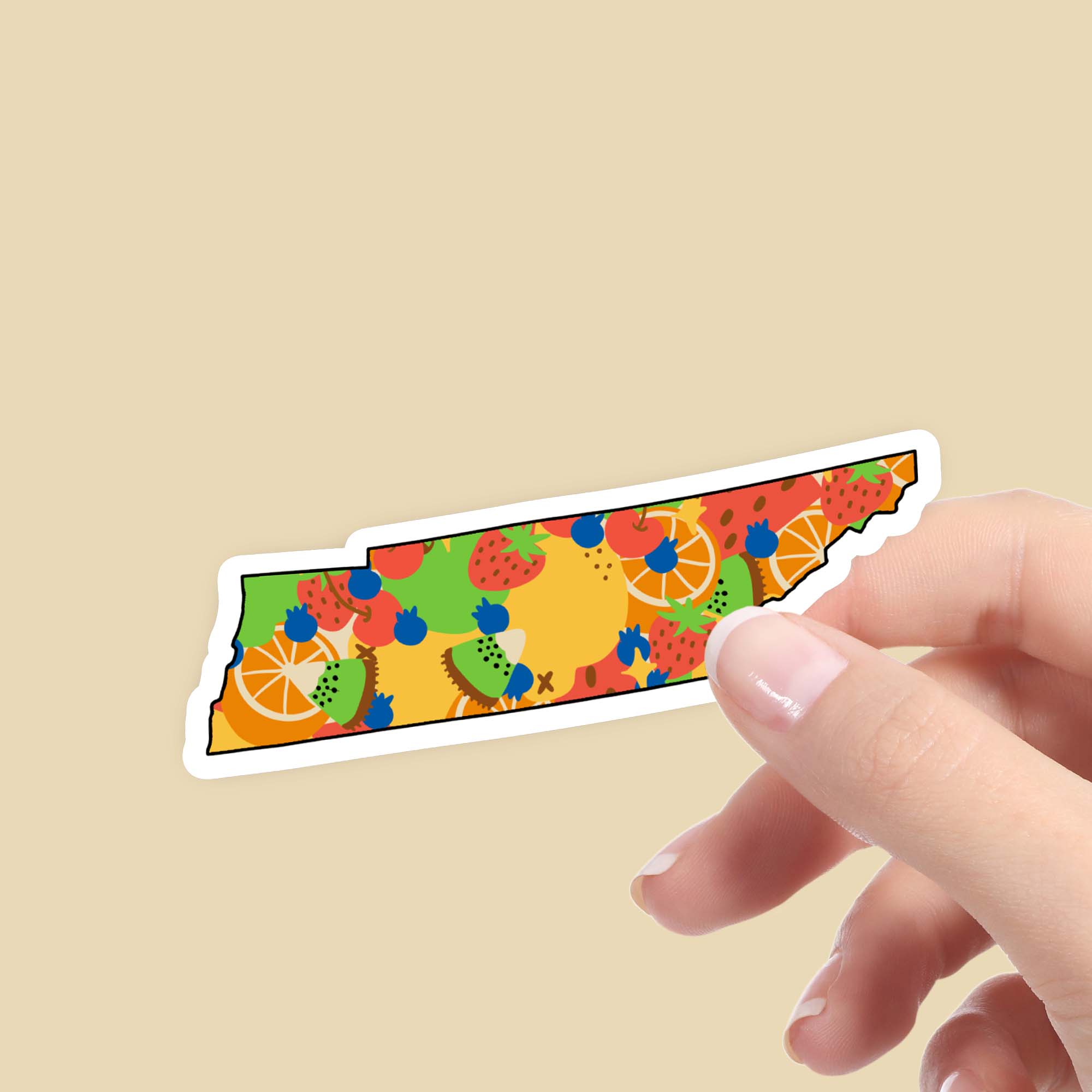  Tennessee Fruit Pattern Sticker、mySite、ghnorth