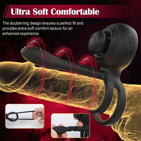 Octopus Vibrating Cock Ring for Couples