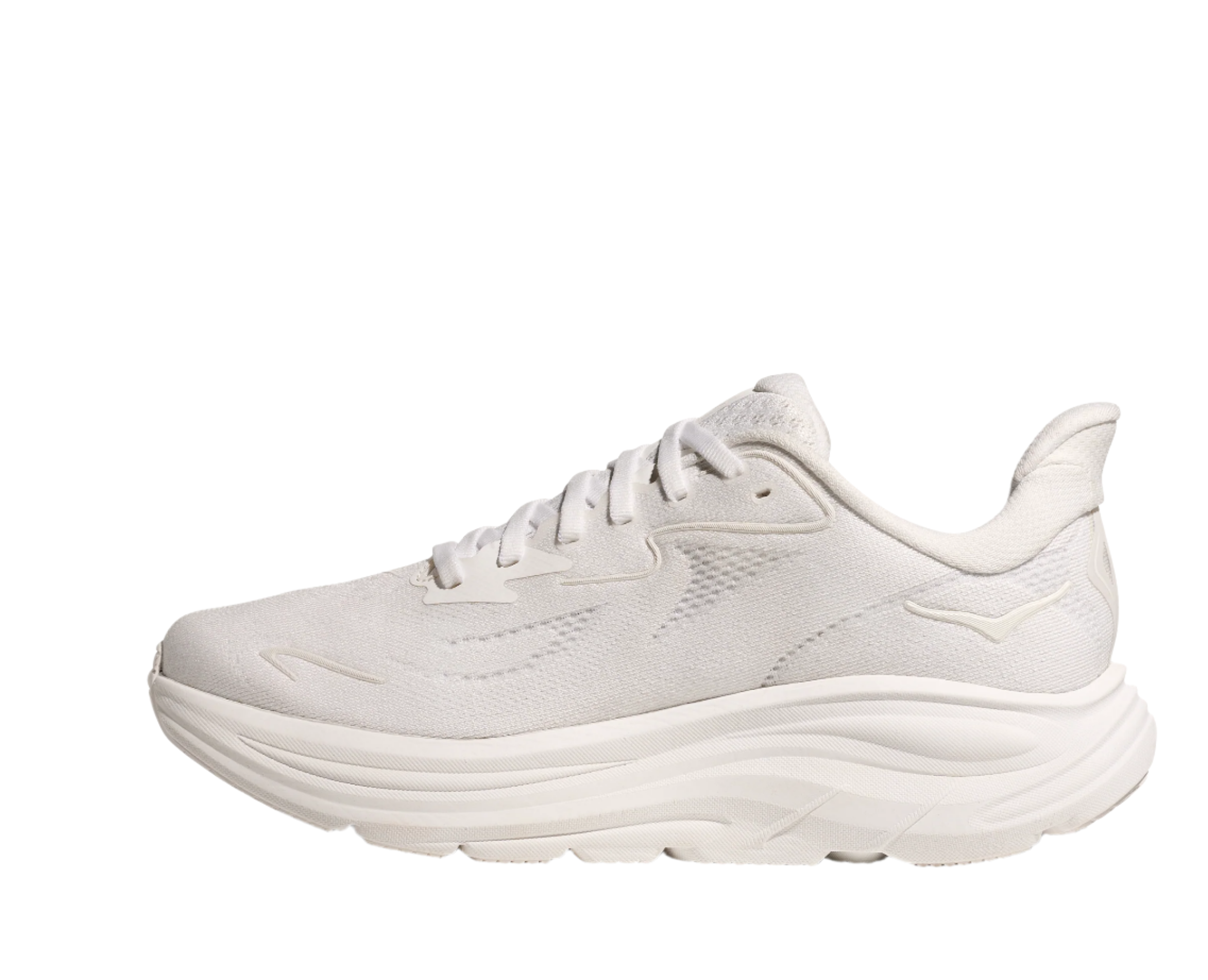  HOKA Women's Clifton 10 Cushioned Running Shoe - White/White、mySite、preschool7hills