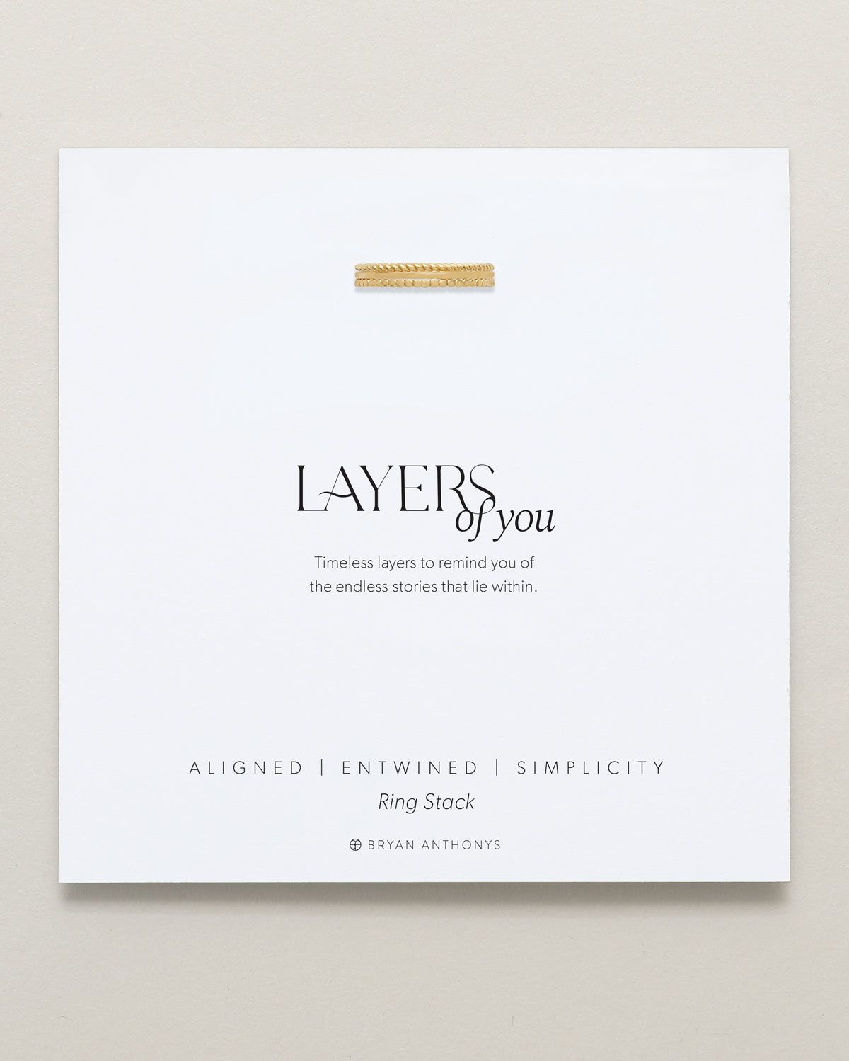 Layers of You Ring Stack、mySite、hinf8tx79