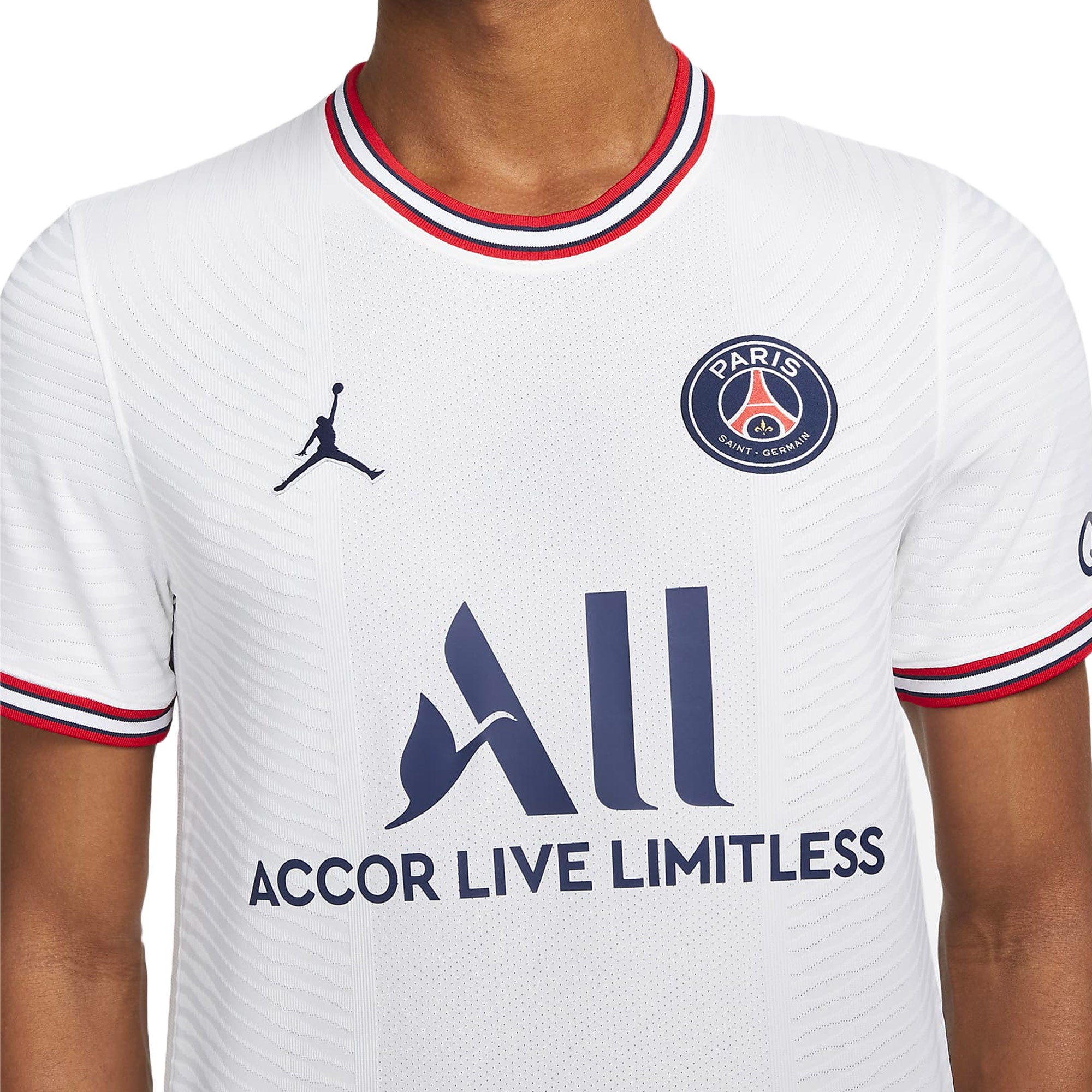 Nike Men's PSG 2022 Dri-Fit ADV Fourth Match Jersey White/Navy、mySite、noshort