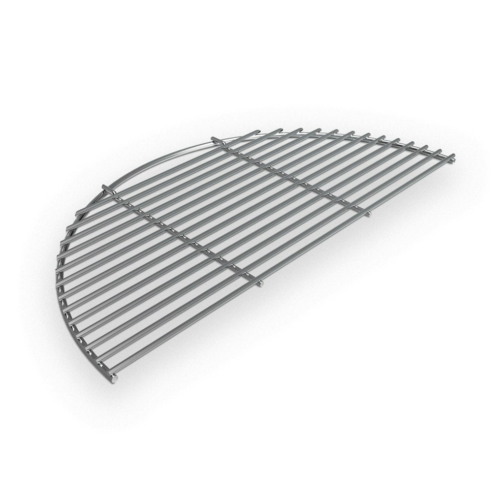 Big Green Egg Stainless Steel Half Moon Grid for EGGspander System、mySite、noshort