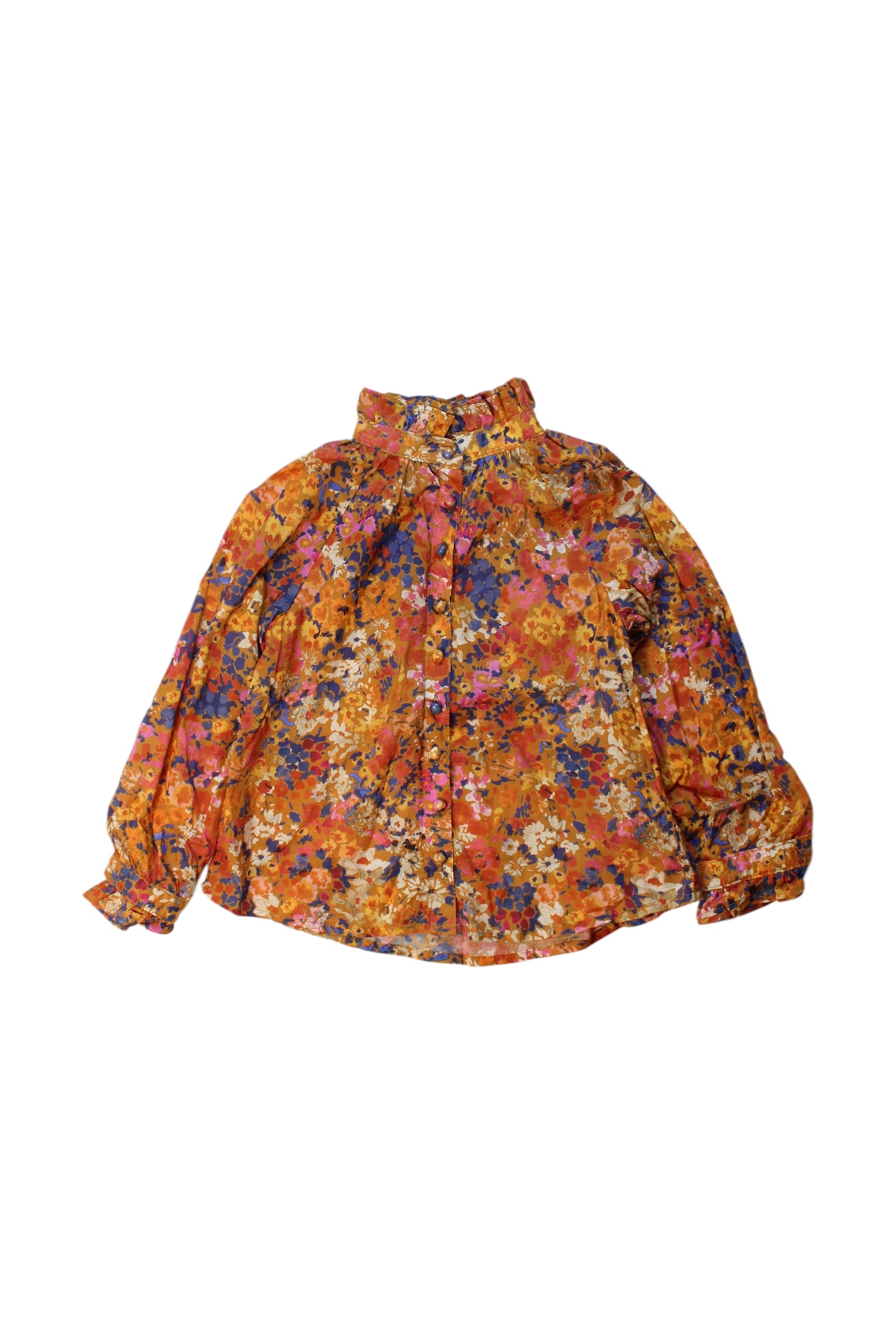 Excuse My French Floral Long Sleeve Shirt 4T、mySite、g9winljtr