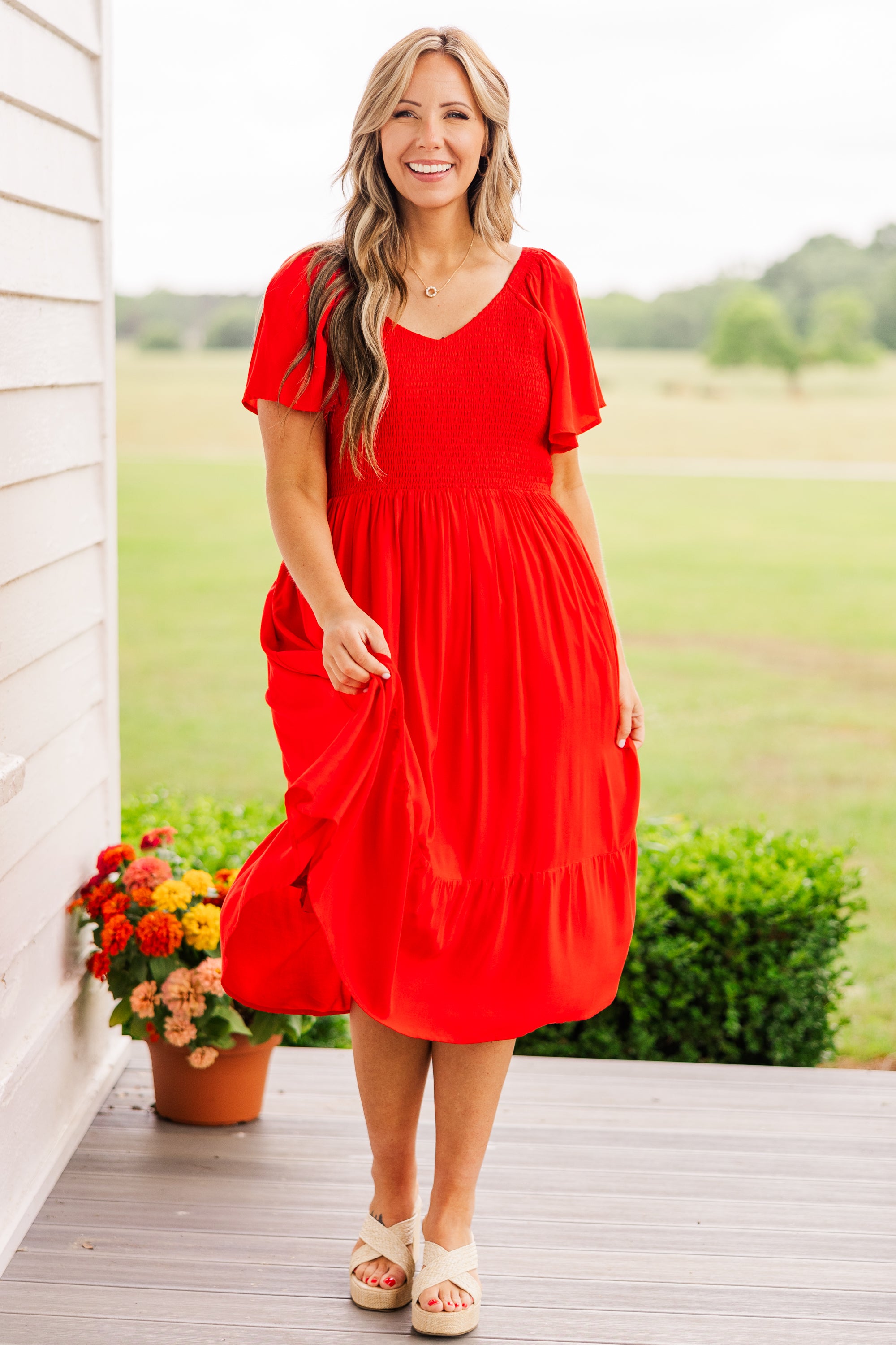  Can't Be Outdone Dress, Red、mySite、justintrudeaud