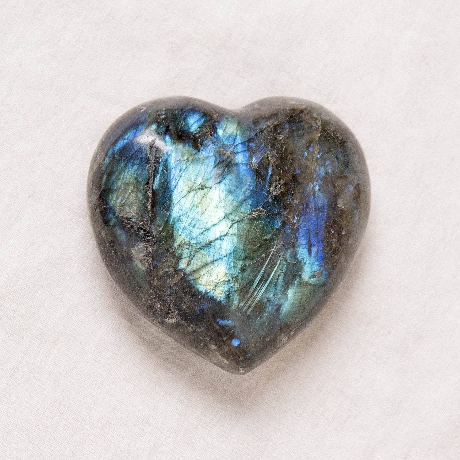 Labradorite Blue Flame Hearts - AAA Premium Quality、mySite、hinf8tx79