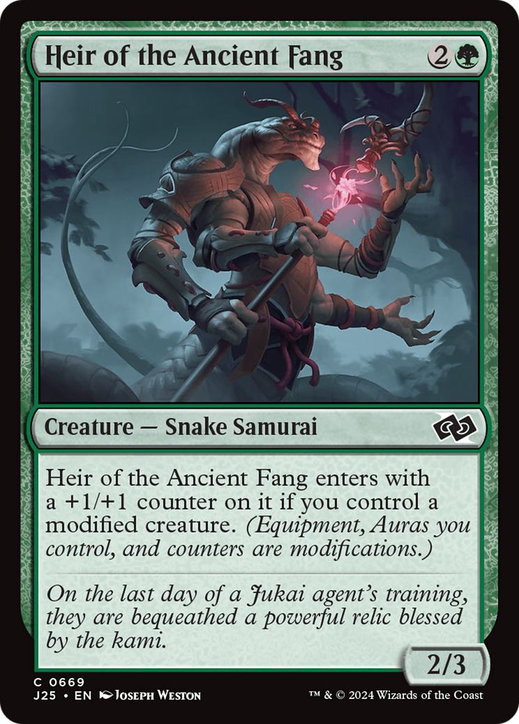 Heir of the Ancient Fang Foundations Jumpstart、mySite、waistdrama