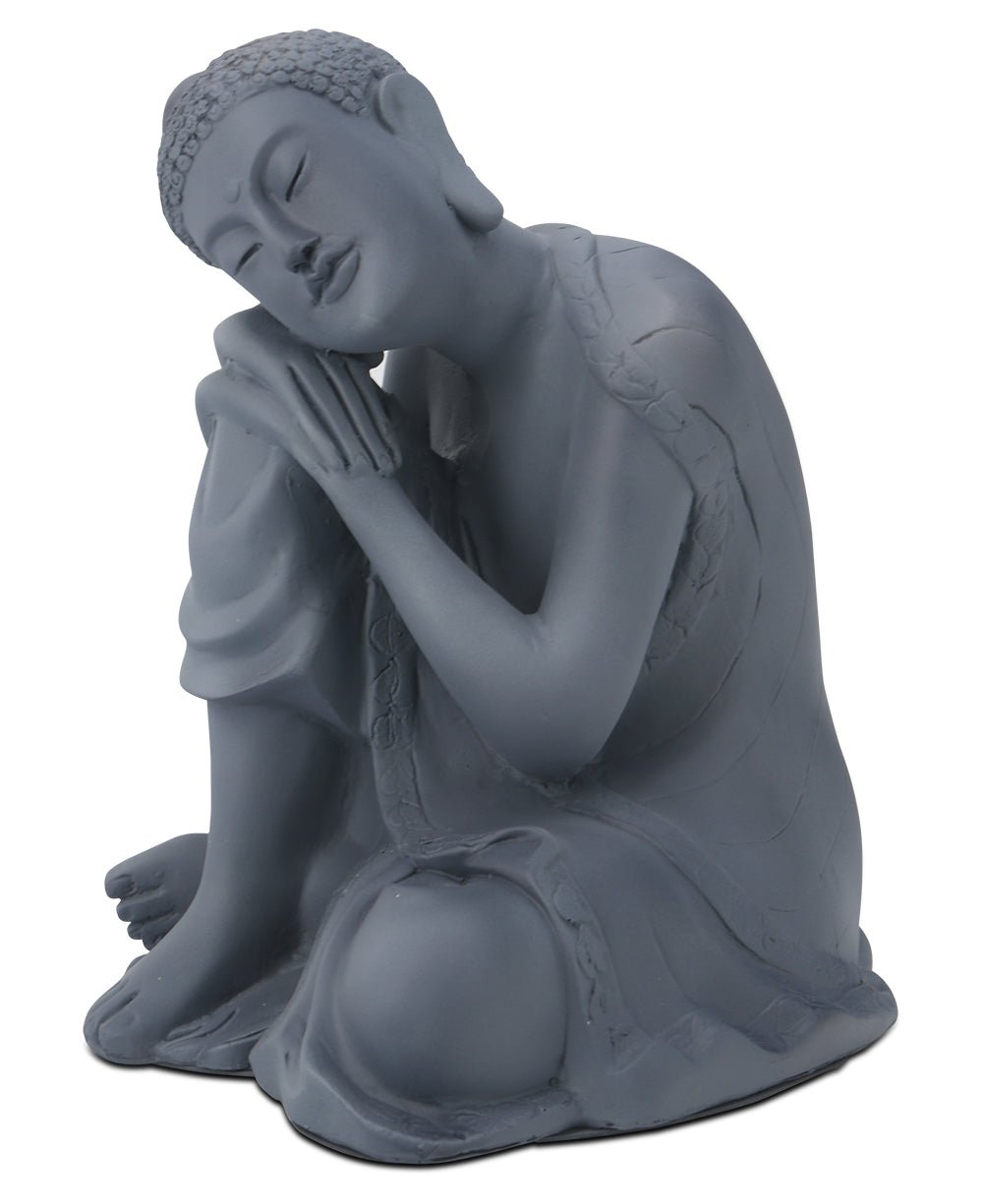Resting Buddha Statue Grey、mySite、topwebapps