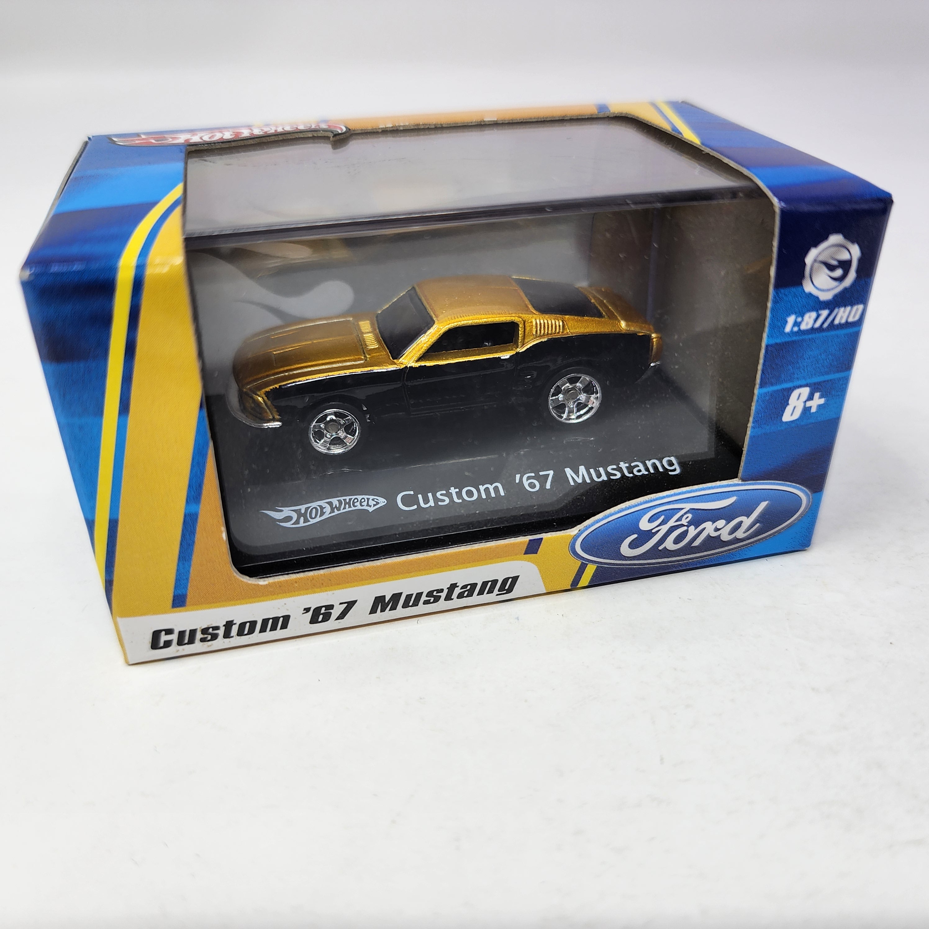 Custom '67 Mustang * Gold/Black * Hot Wheels * 1:87 Scale、mySite、hgirdovlk