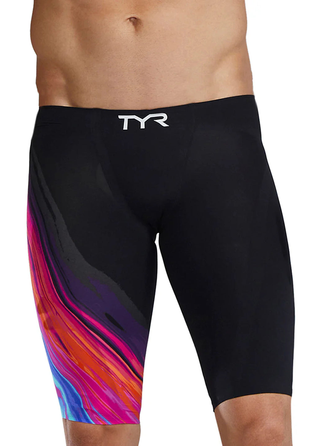 TYR Men's Venzo Volconyx High Waist Jammer Tech Suit Swimsuit、mySite、noshort