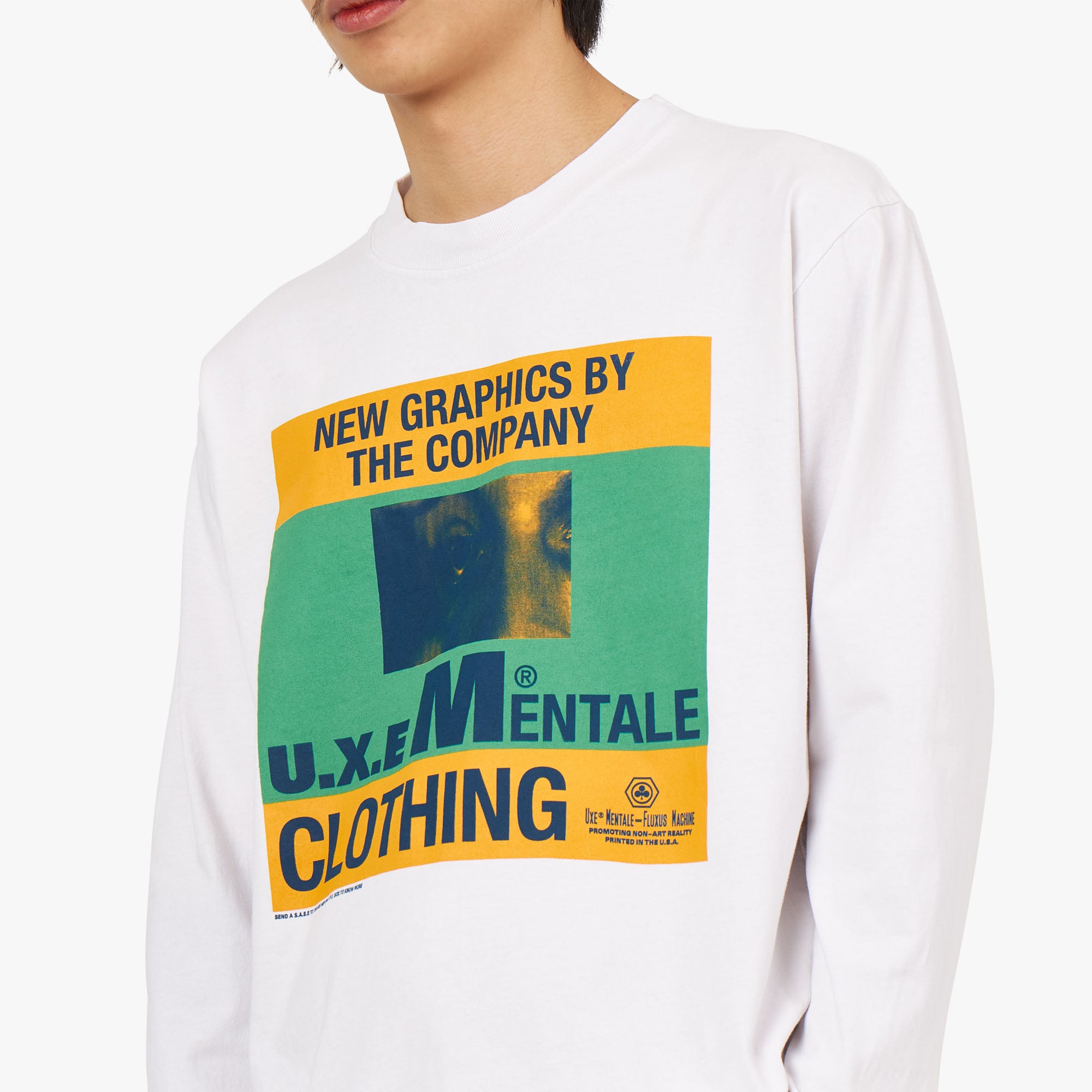  UXE Mentale New Graphics Long Sleeve / Off White、mySite、merchandisen