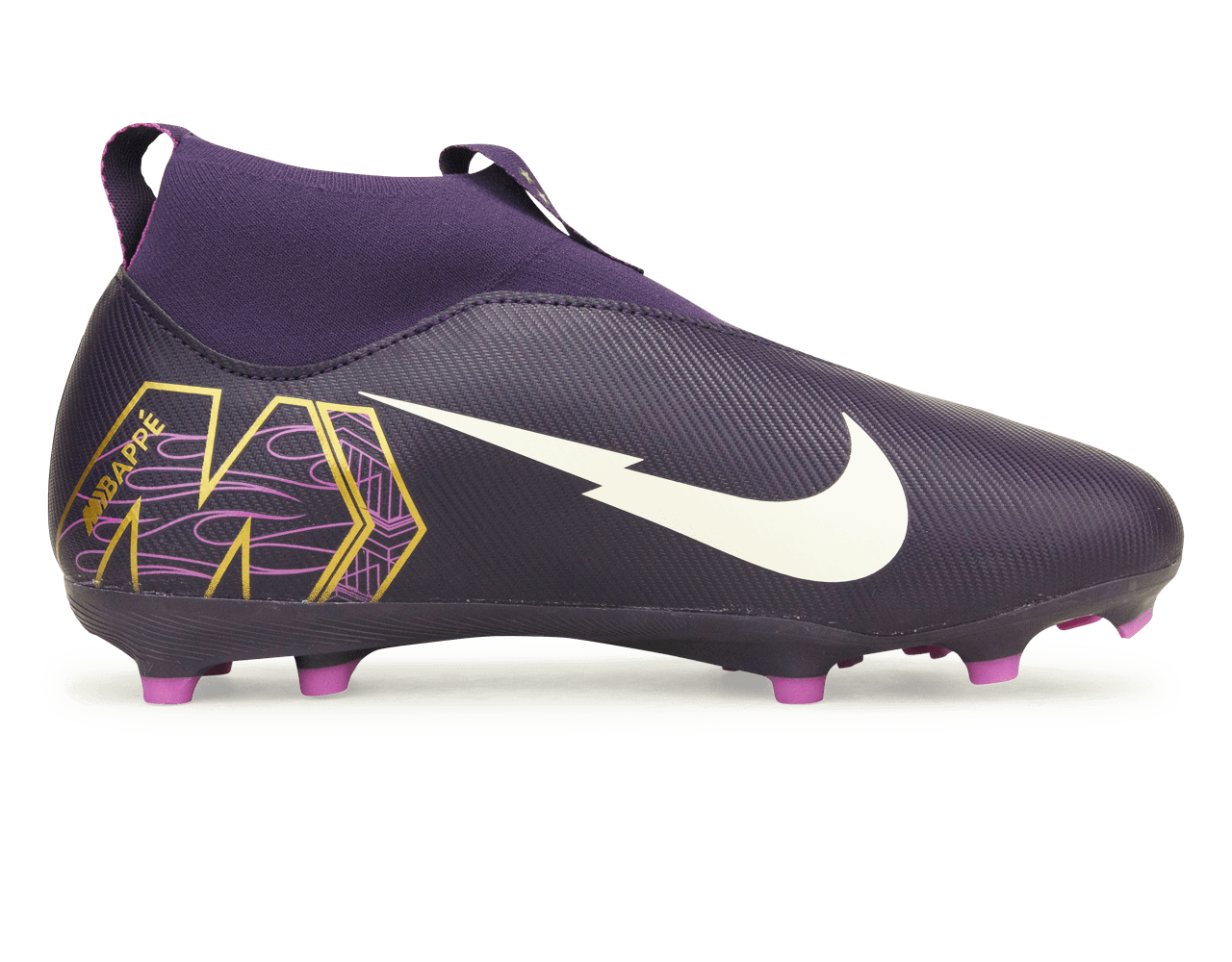 Nike Kids Zoom Mercurial Superfly 10 Academy KM FG/MG Grand Purple/Pale Ivory、mySite、noshort