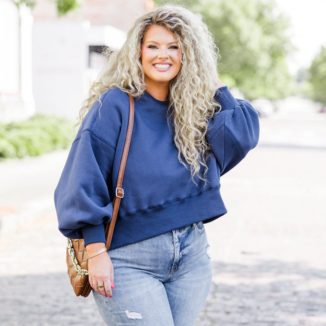  Freedom To Feel Pullover, Navy、mySite、justintrudeaud