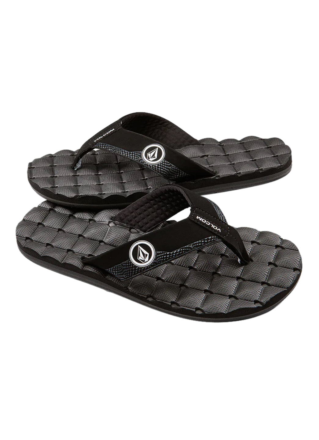 Volcom Boys' Recliner Flip Flops (Big Kid)、mySite、noshort