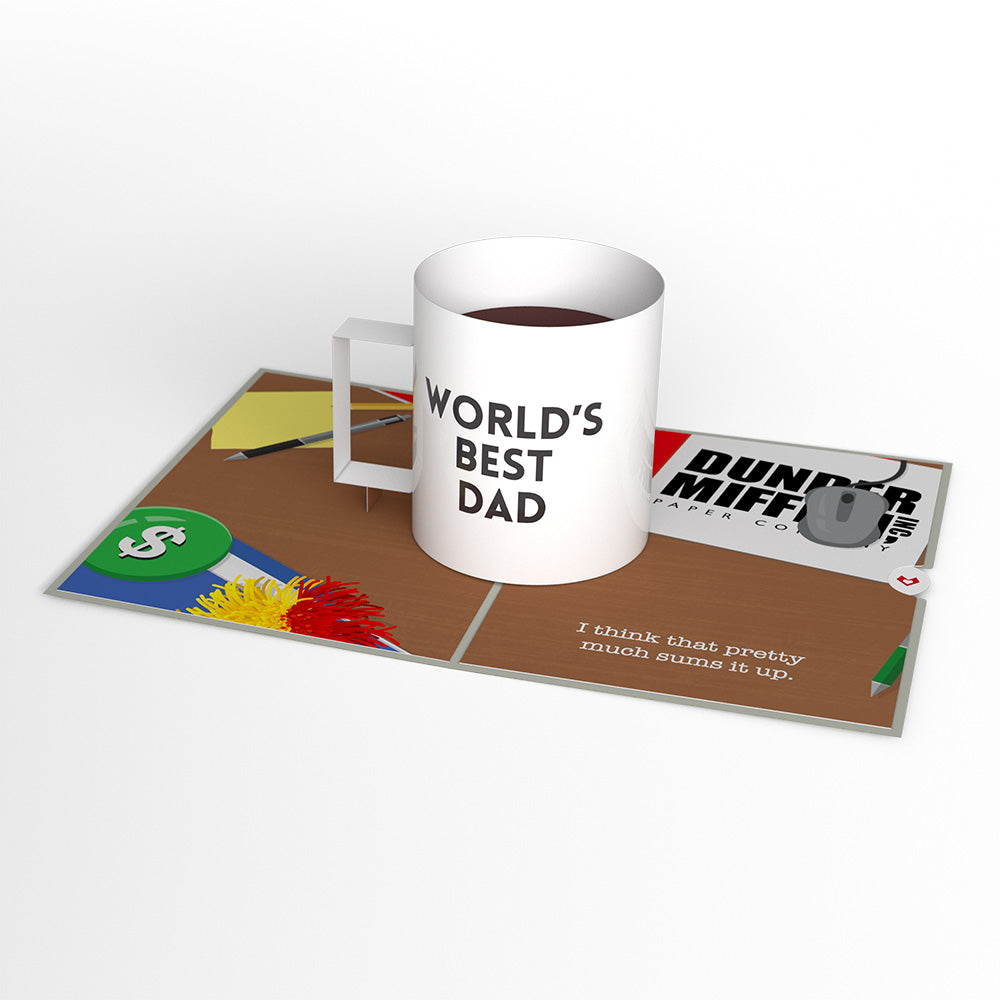 The Office World’s Best Dad Pop-Up Card、mySite、solidvoid