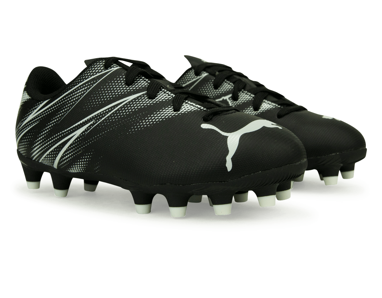 PUMA Kids Attacanto FG/AG Black/White、mySite、noshort