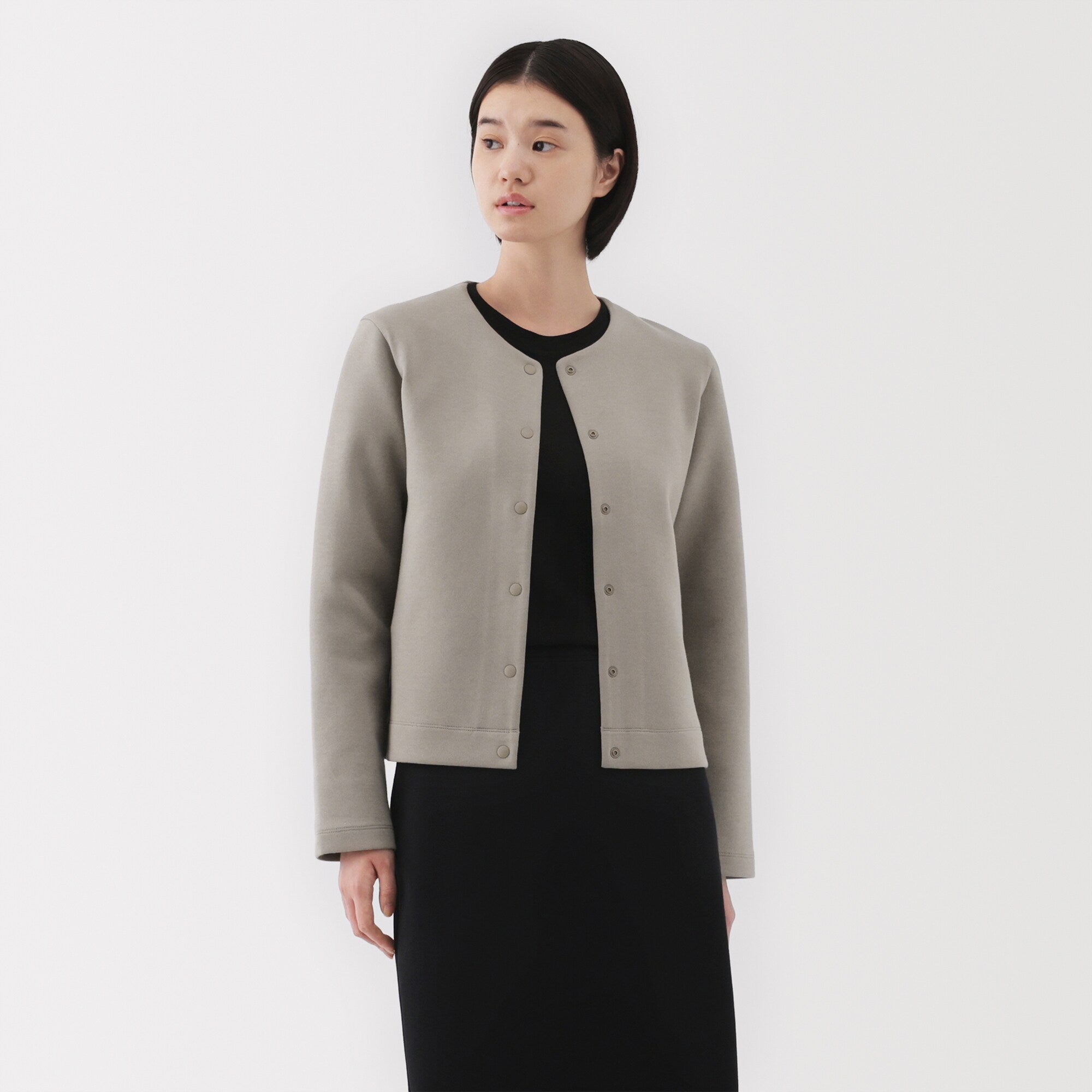  Women's Double Knitted Sweatshirt Cardigan、mySite、sugarbowlscore