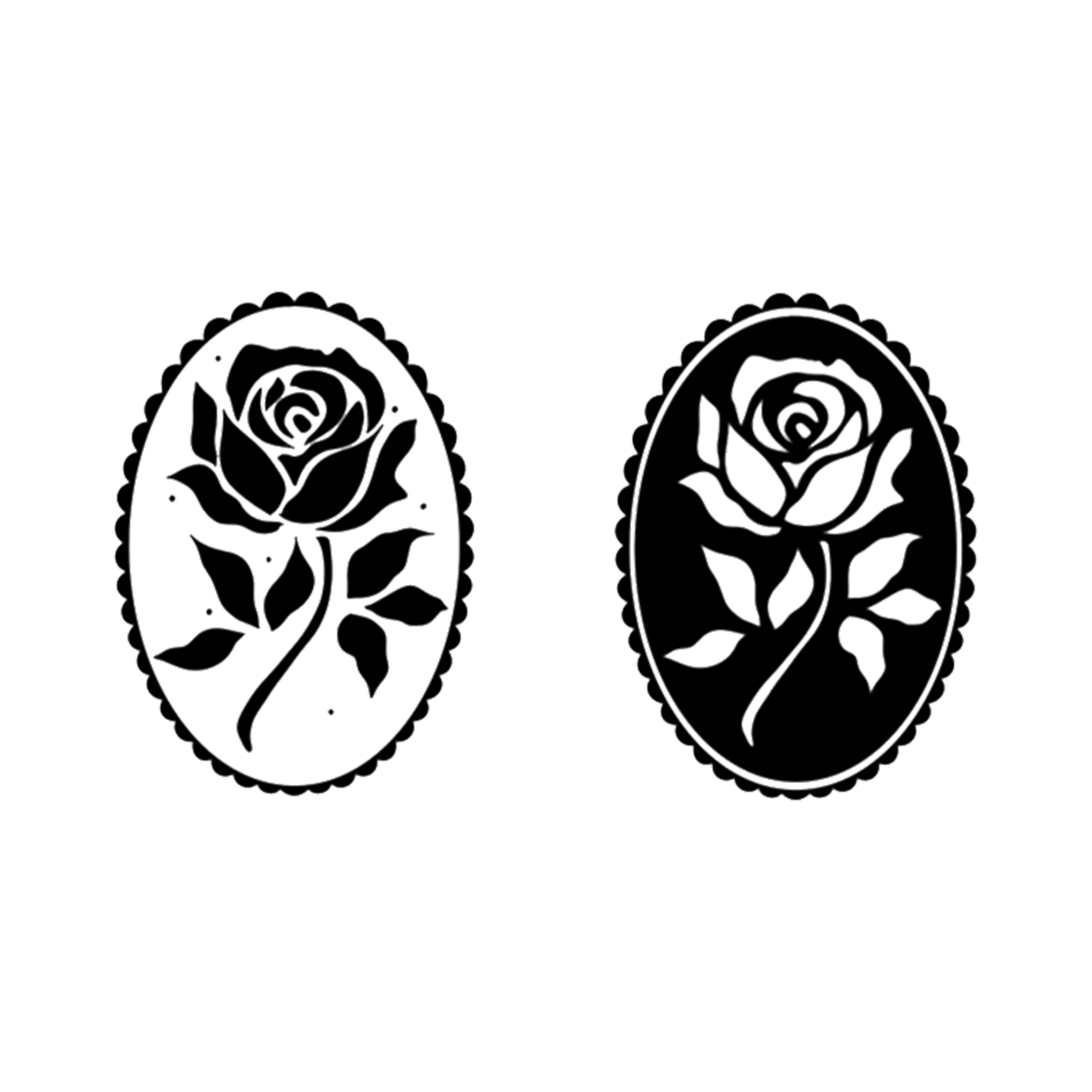  Floral Cameos Tattly Temporary Tattoos、mySite、ghnorth