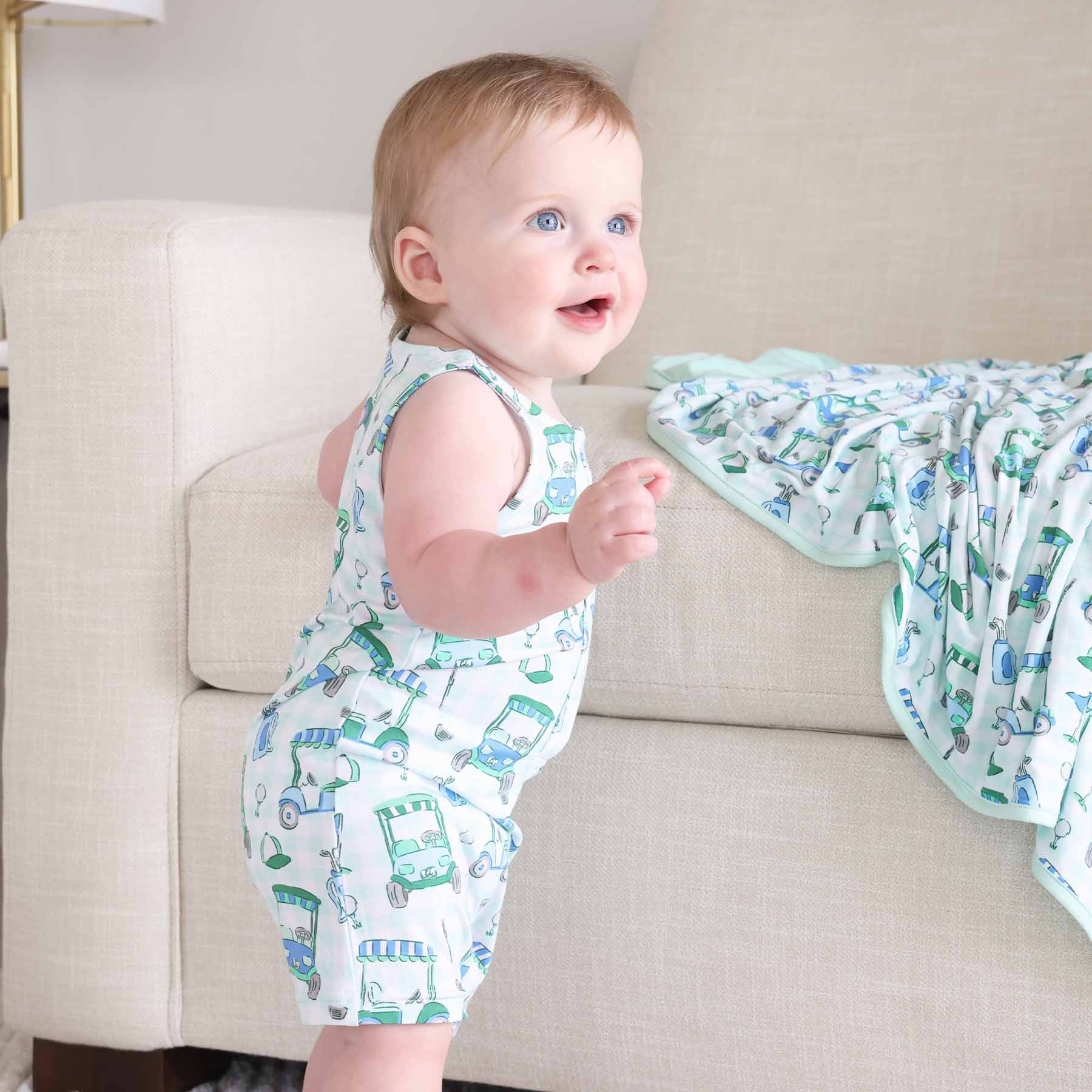  Sleeveless Snap Romper | Birdie Babes Green、mySite、layawaytickets