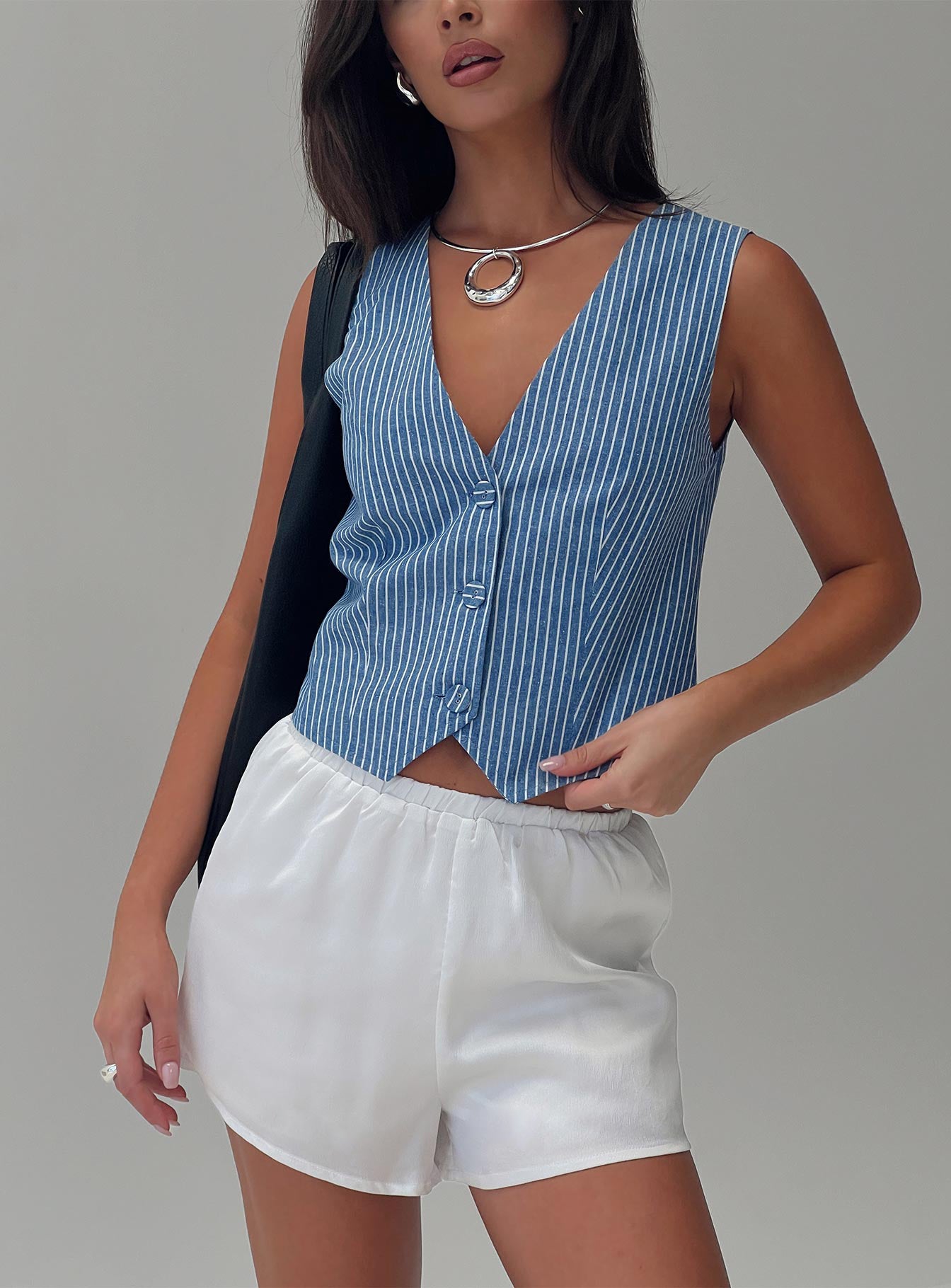 Veridian Vest Blue Stripe、mySite、solidvoid