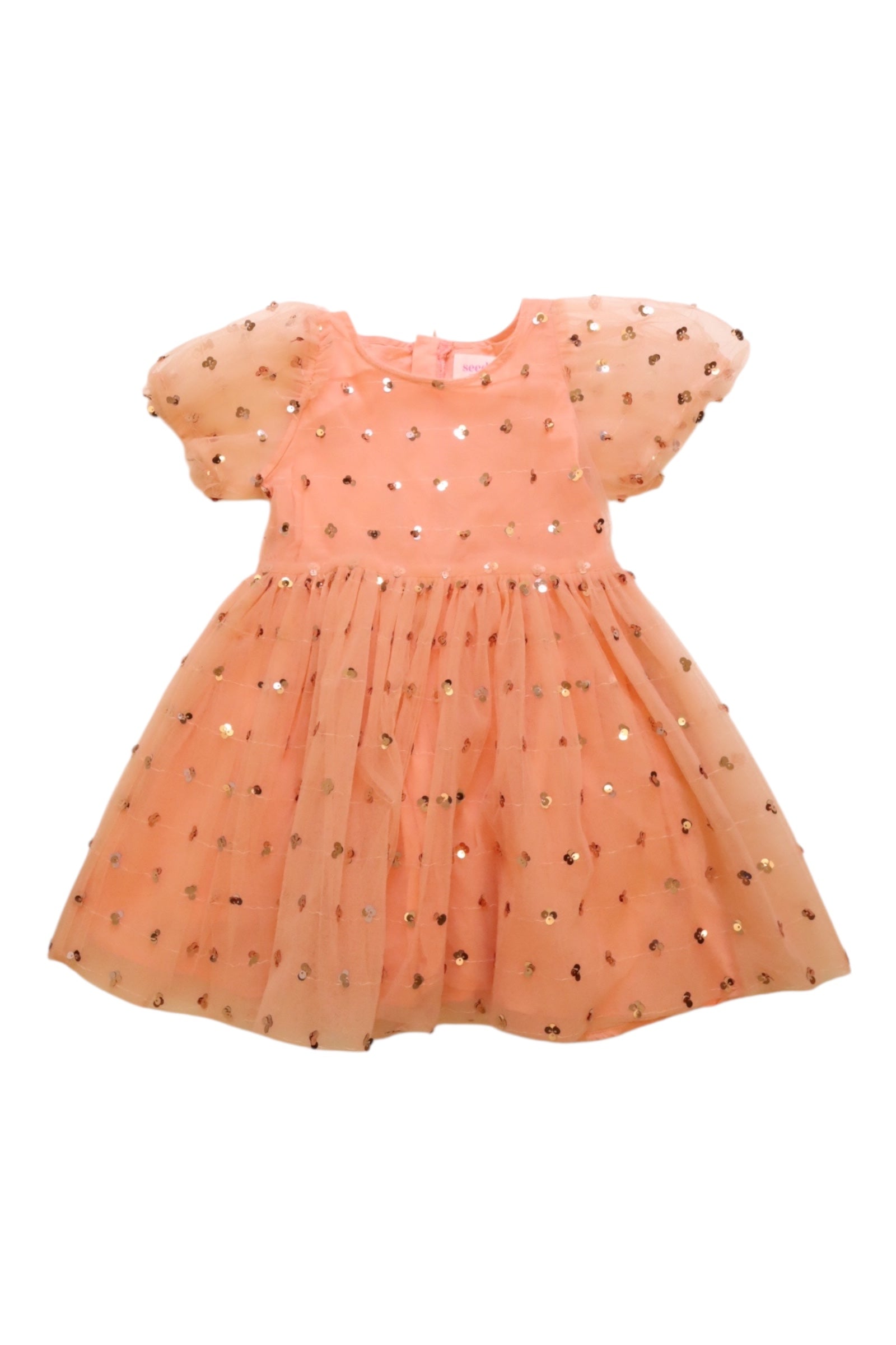 Seed Sequin Short Sleeve Dress 4T、mySite、g9winljtr