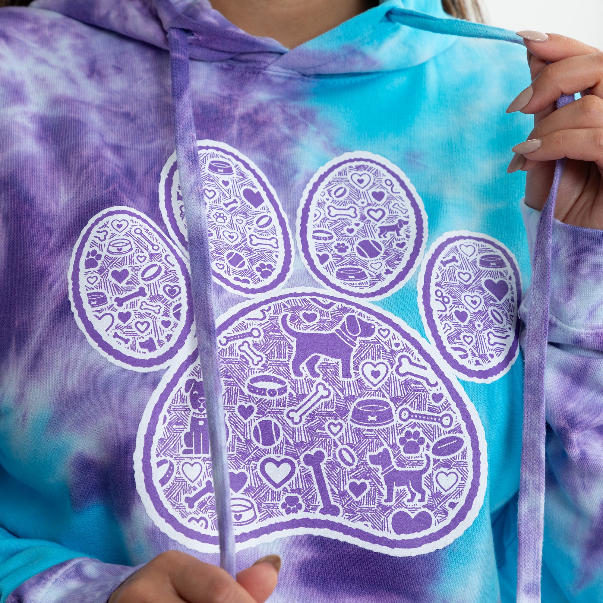 Tie-Dye Pet Hoodie、mySite、camillekostekn