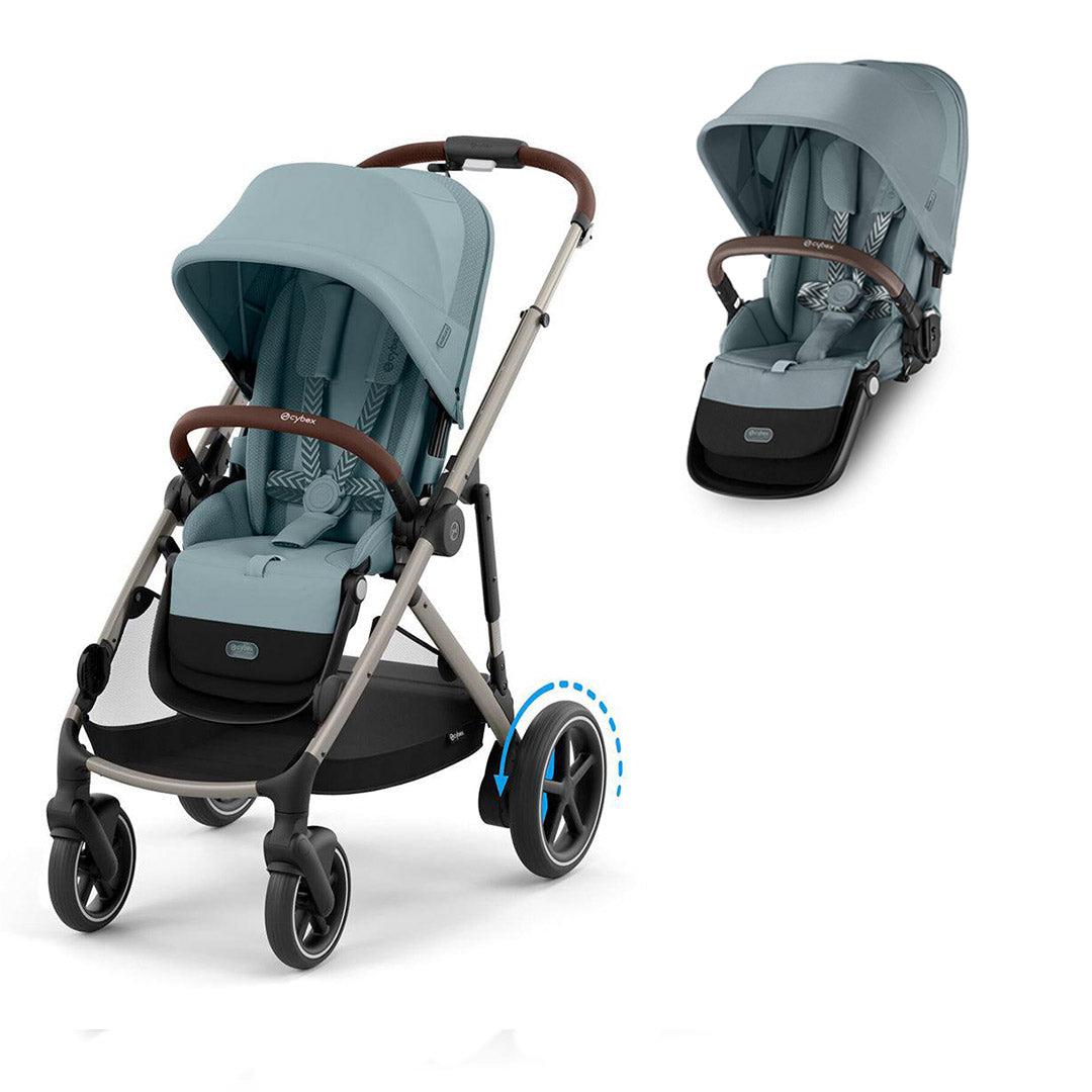  CYBEX e-Gazelle Double Pushchair、mySite、merchandisen