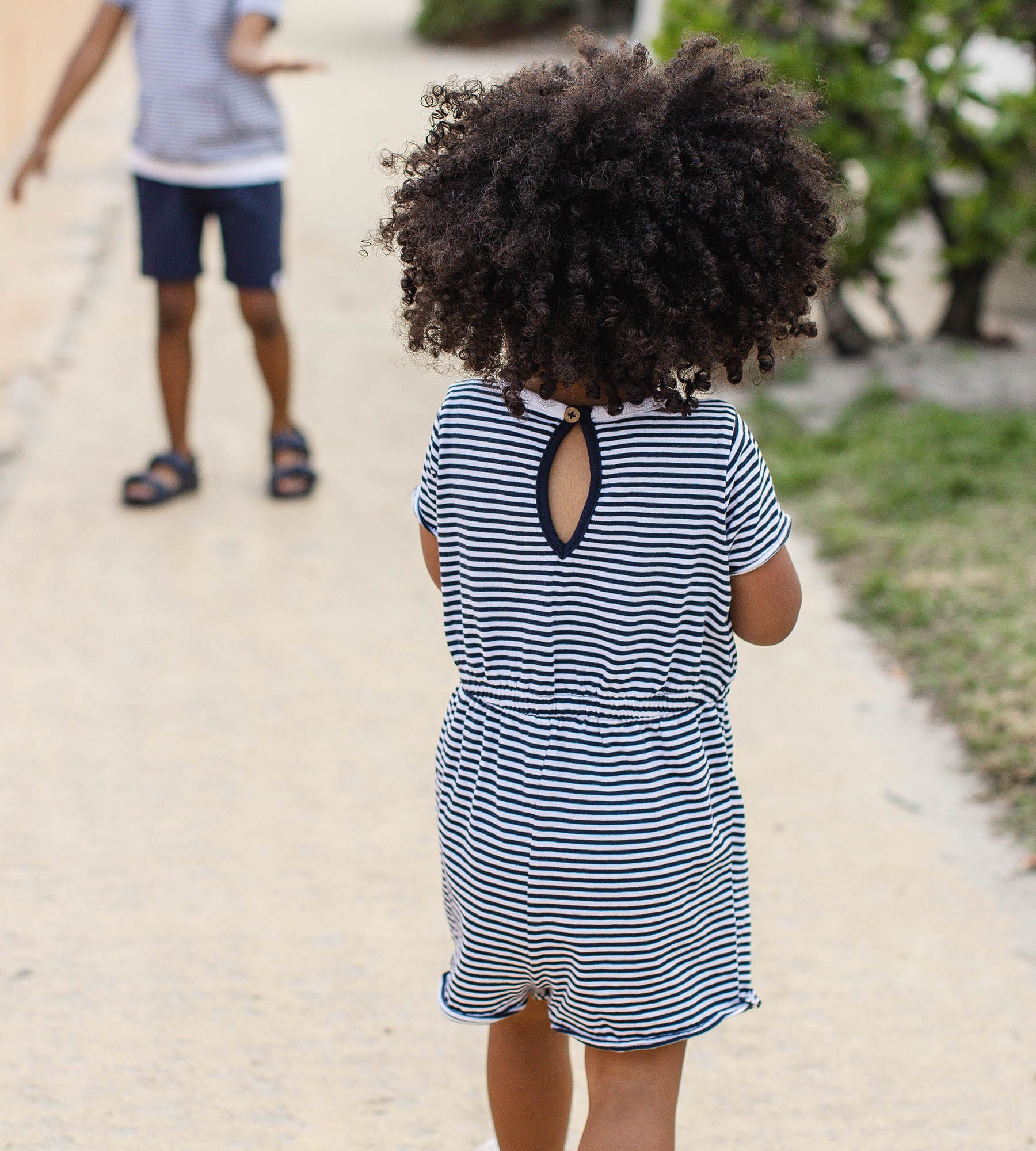  Classic Stripe Organic Cotton Girl Romper、mySite、layawaytickets