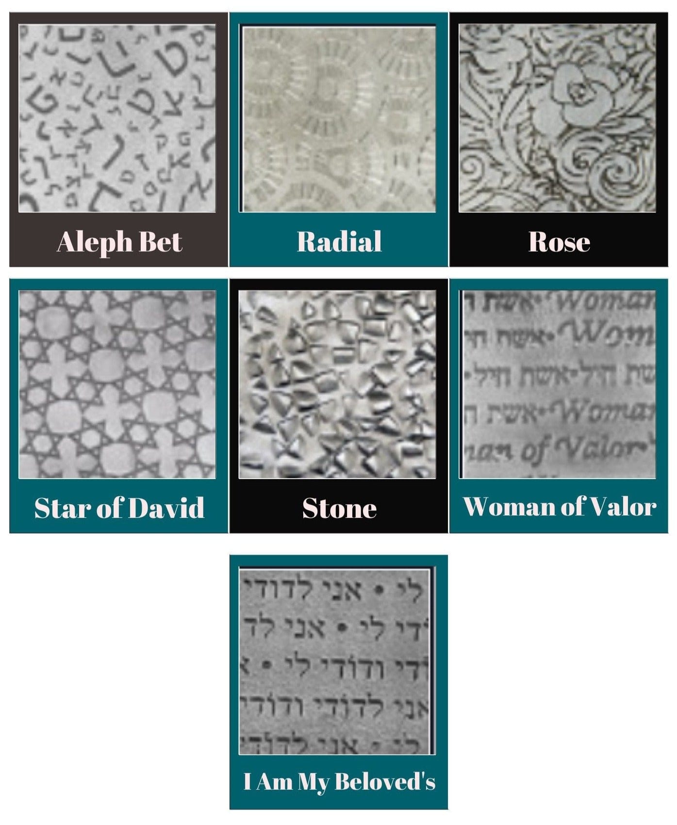 Commemorative Shabbat Candle Holders with Brass Tray by Joy Stember - (Choice of Pattern)、mySite、topwebapps