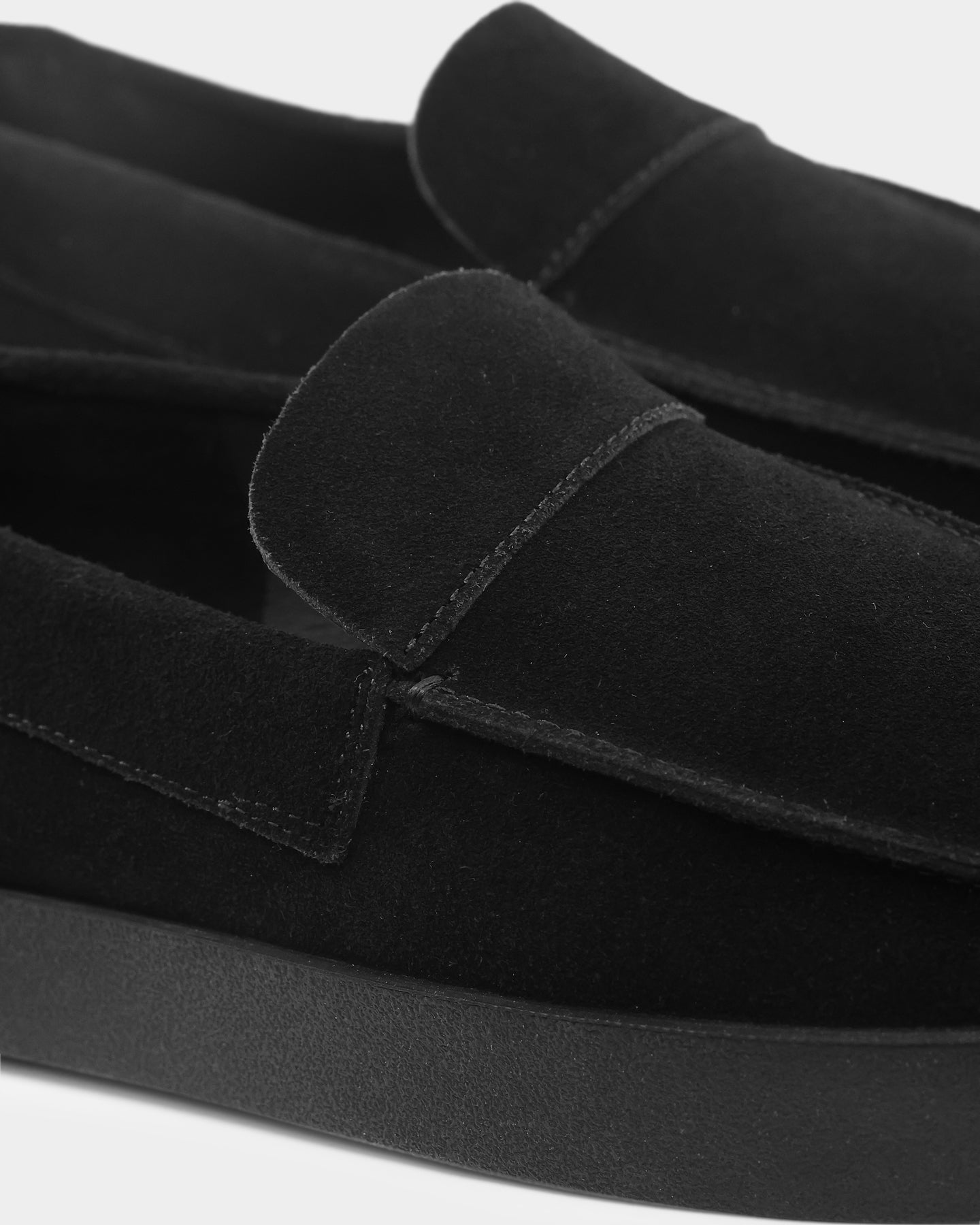 Saint Morta Hemisphere Suede Slip On Loafer Black/Black、mySite、zt4zffjzw