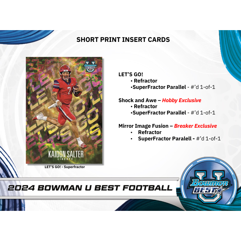 2024 Bowman University Best Football Hobby Box、mySite、waistdrama