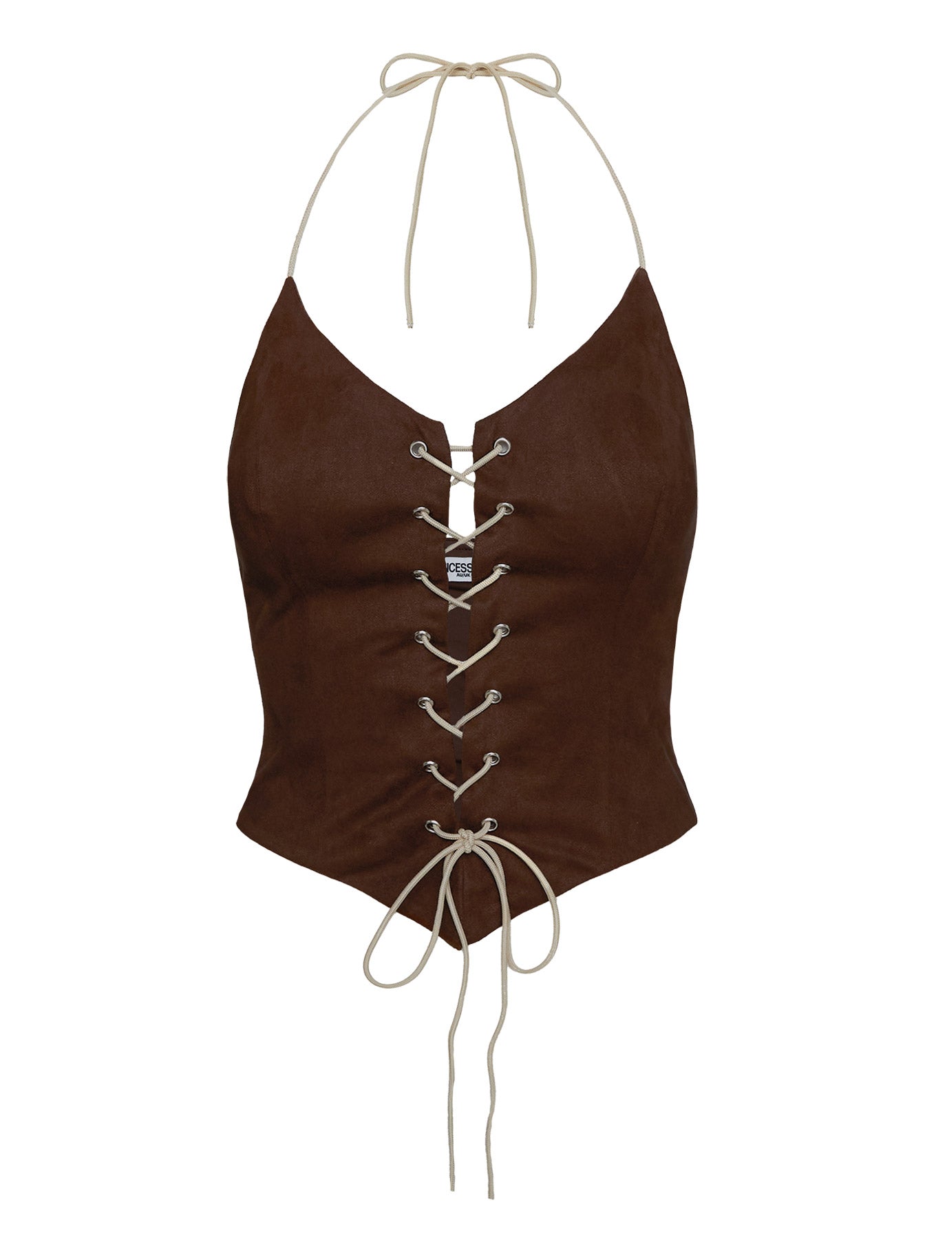 Dawn To Dusk Faux Suede Top Brown、mySite、solidvoid