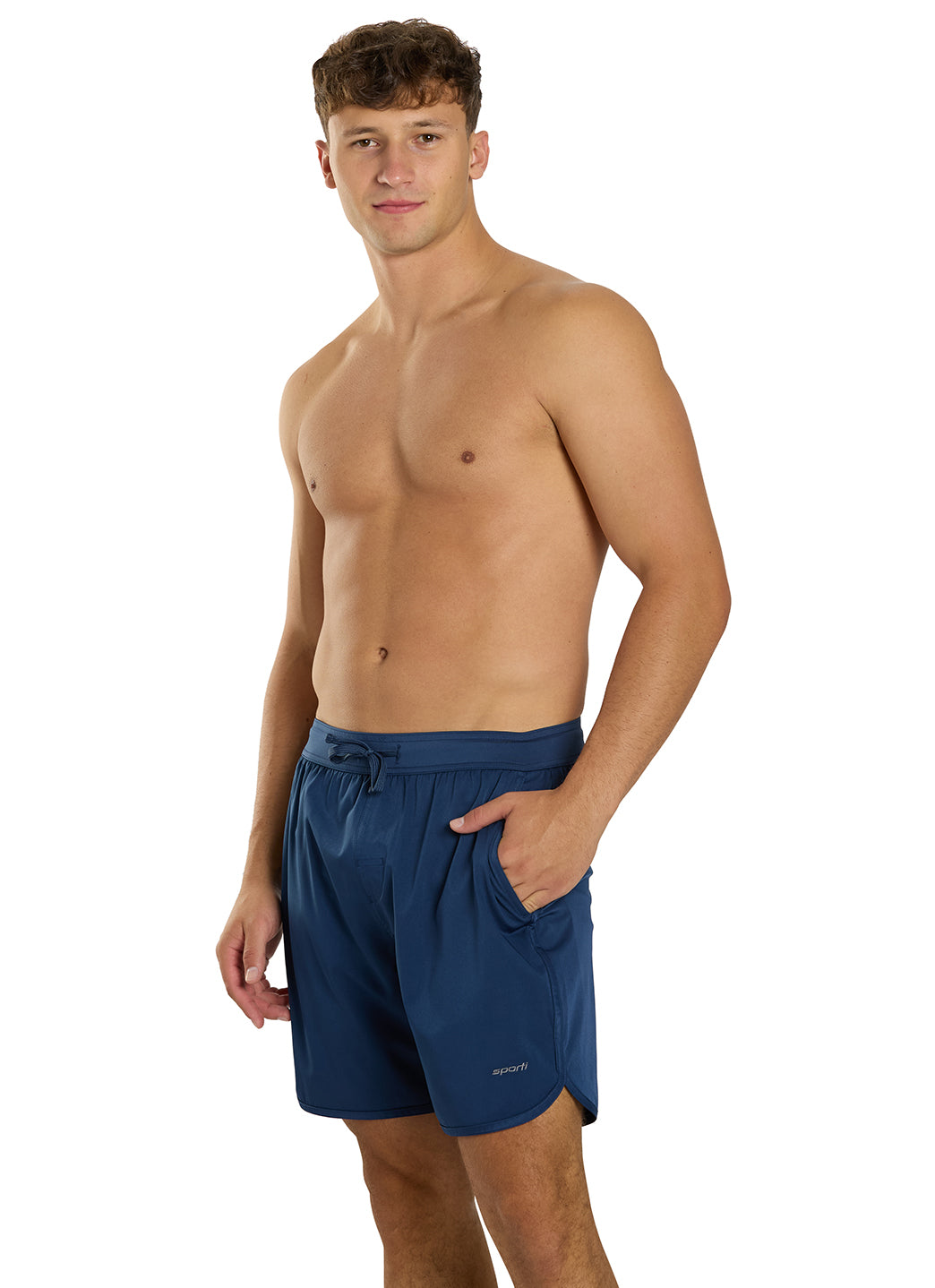 Sporti Men's Stretch Short with Compression Liner、mySite、noshort